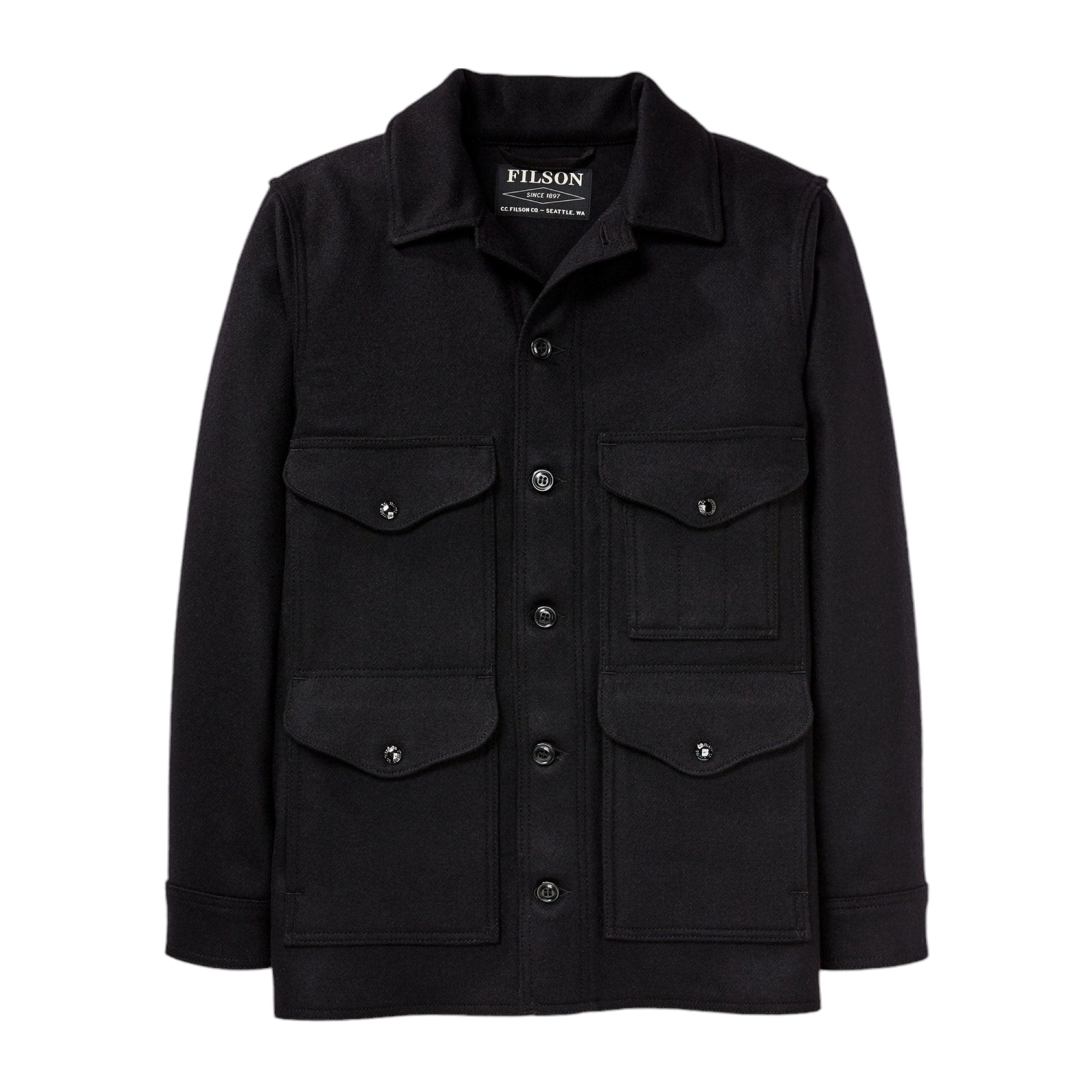 Filson | Giacca Mackinaw Cruiser Uomo Dark Navy - Fabbrica Ski Sises