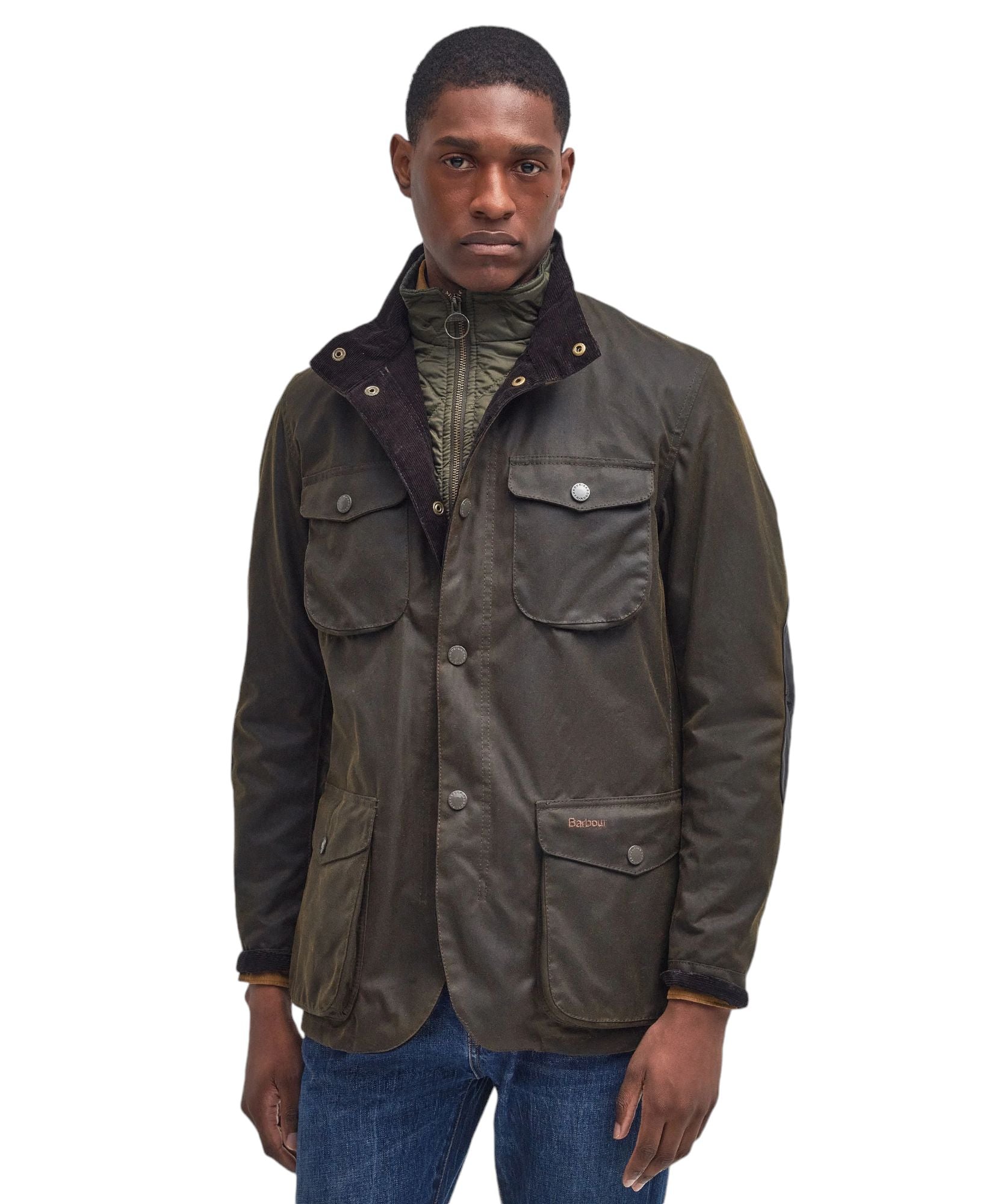 Barbour | Giacca Ogston Uomo Olive - Fabbrica Ski Sises