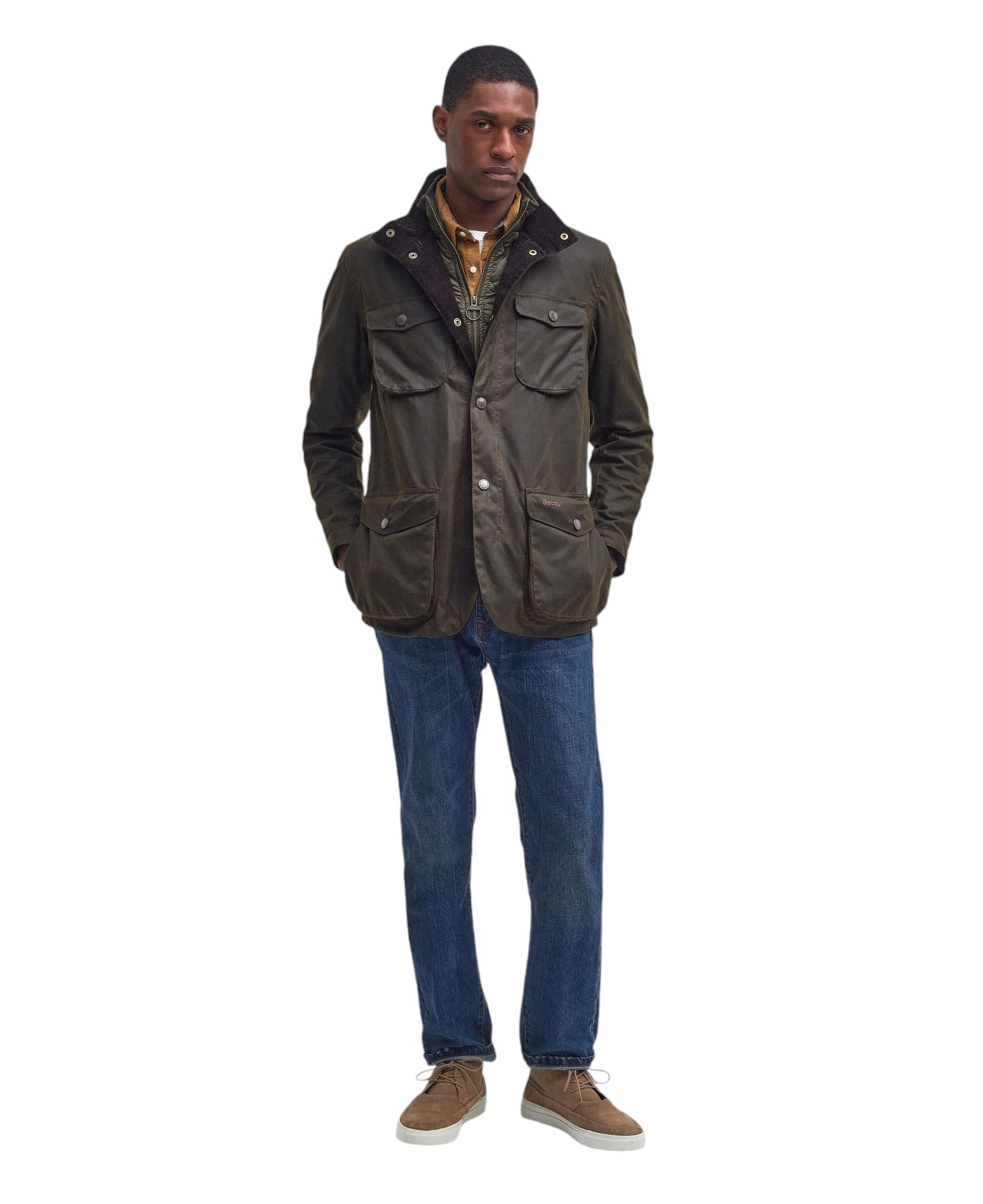 Barbour | Giacca Ogston Uomo Olive - Fabbrica Ski Sises