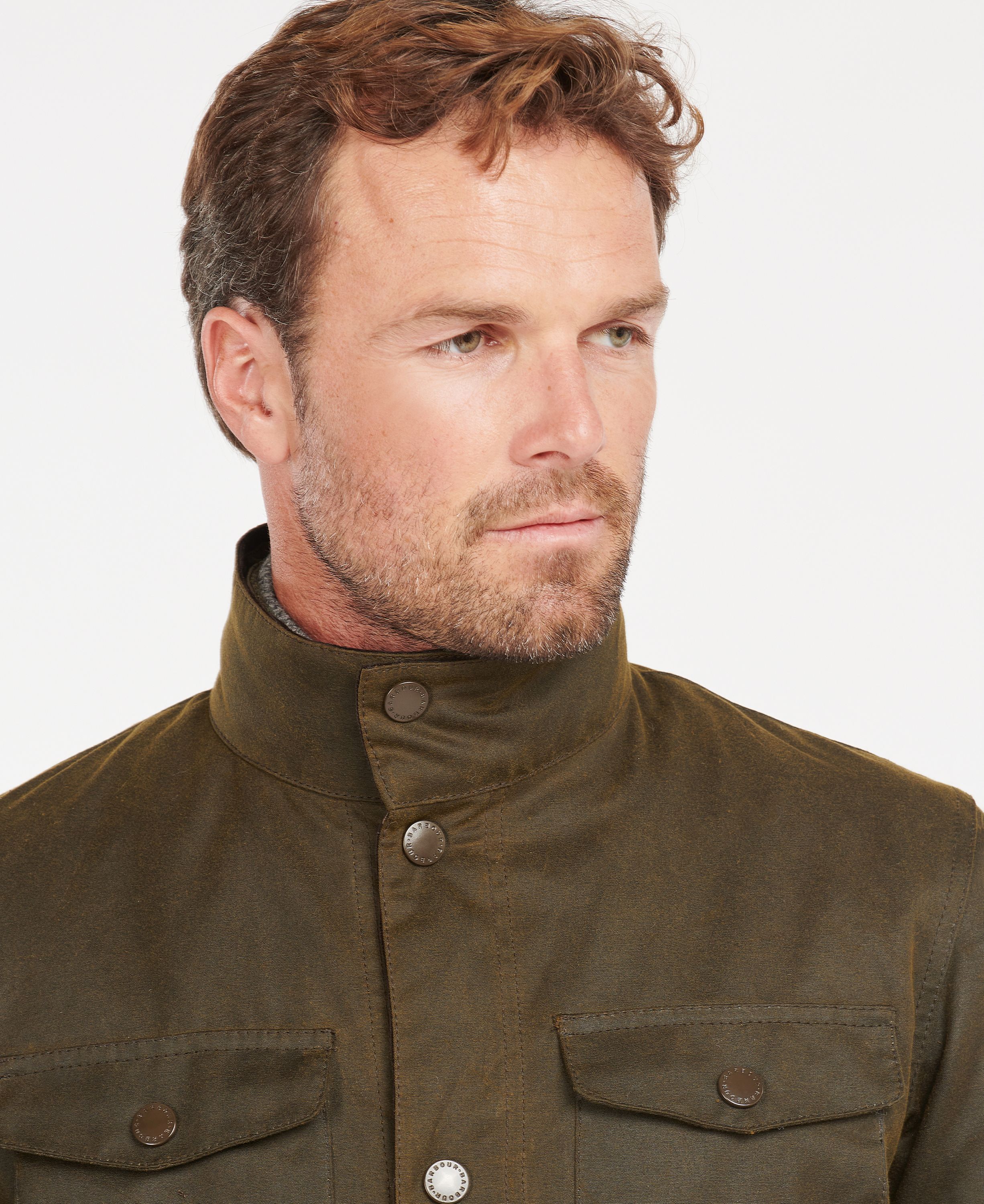 Barbour | Giacca Ogston Uomo Olive - Fabbrica Ski Sises
