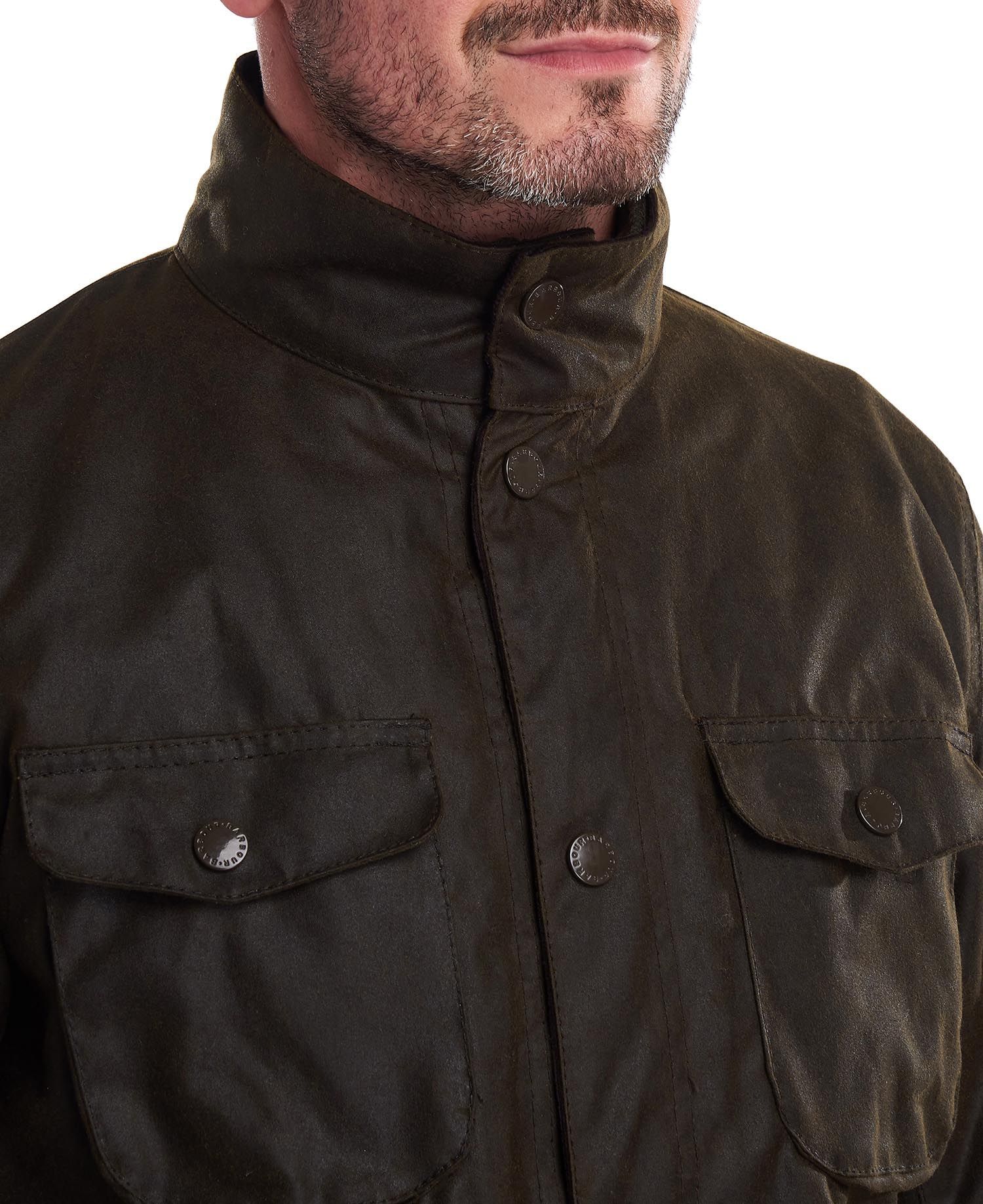 Barbour | Giacca Ogston Uomo Olive - Fabbrica Ski Sises