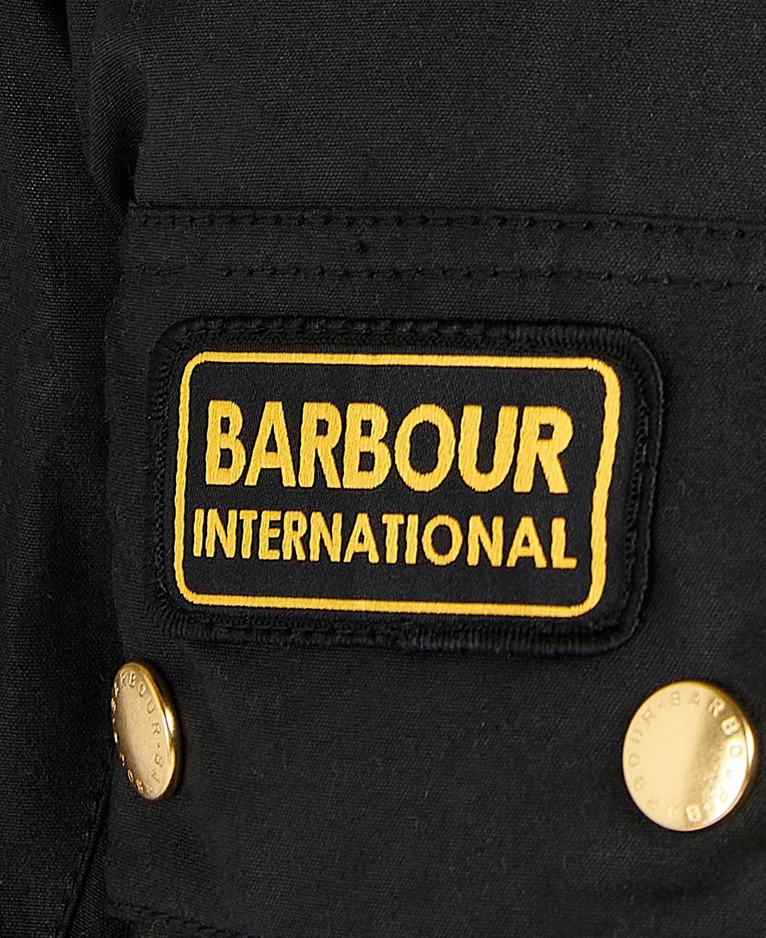 Barbour | Giacca International Original Wax Uomo Black - Fabbrica Ski Sises