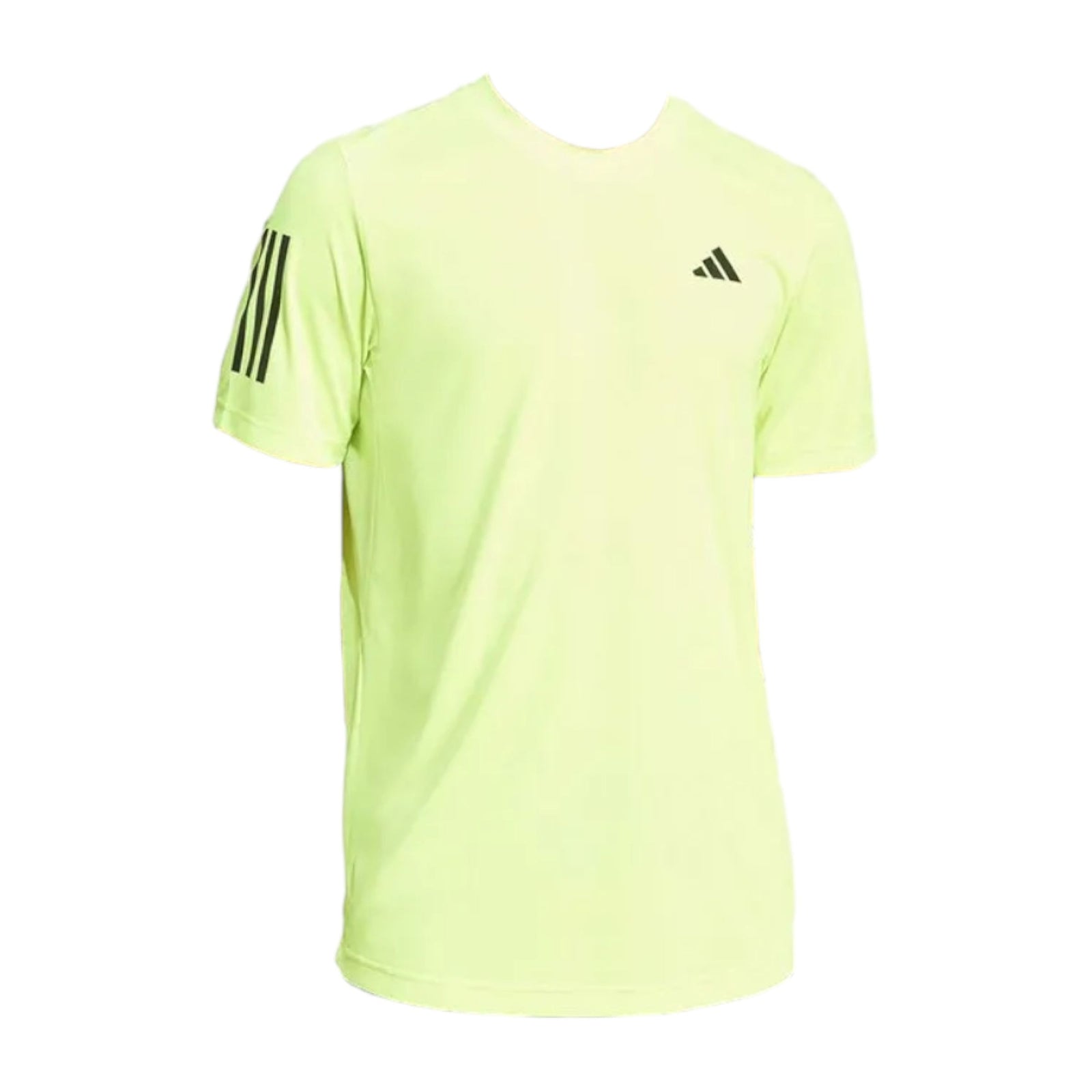 Adidas | T-shirt Club 3 Stripes Uomo Lucid Lemon - Fabbrica Ski Sises