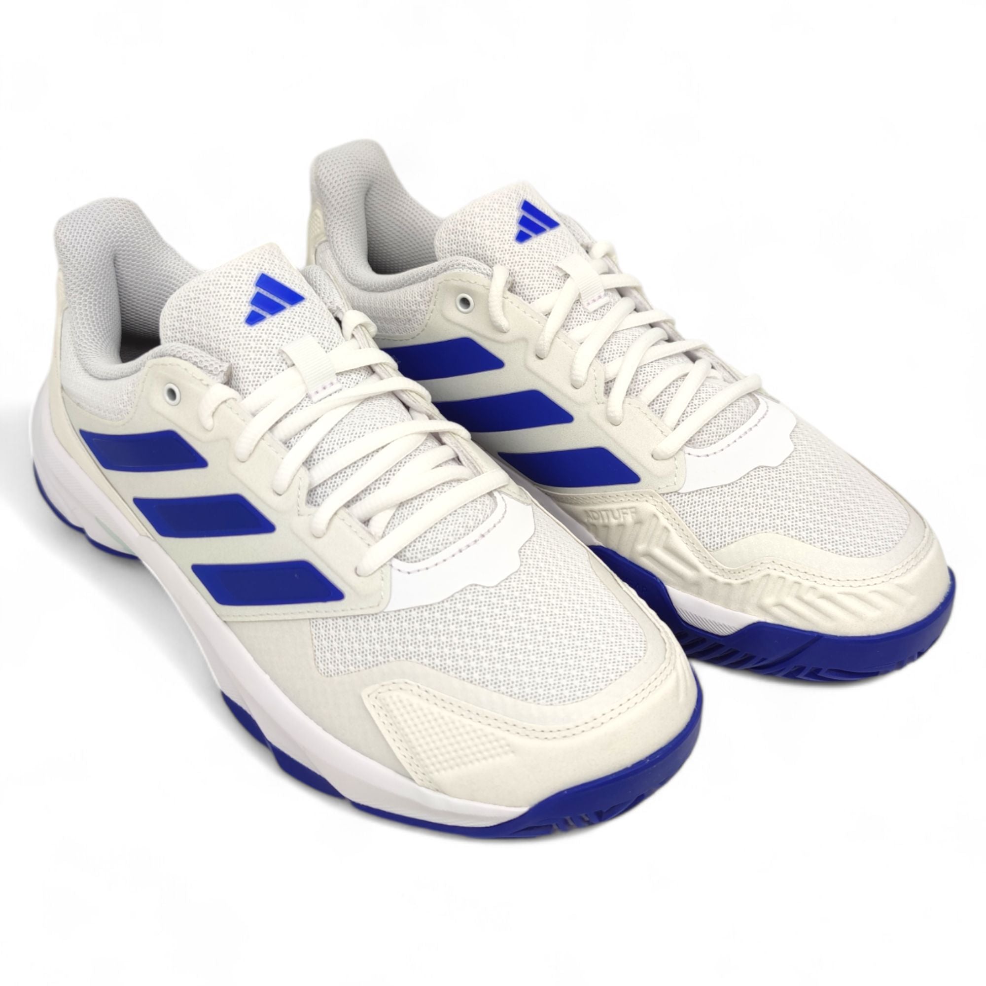 Adidas | Scarpe da Tennis CourtJam Control 3 Uomo White/Blue - Fabbrica Ski Sises