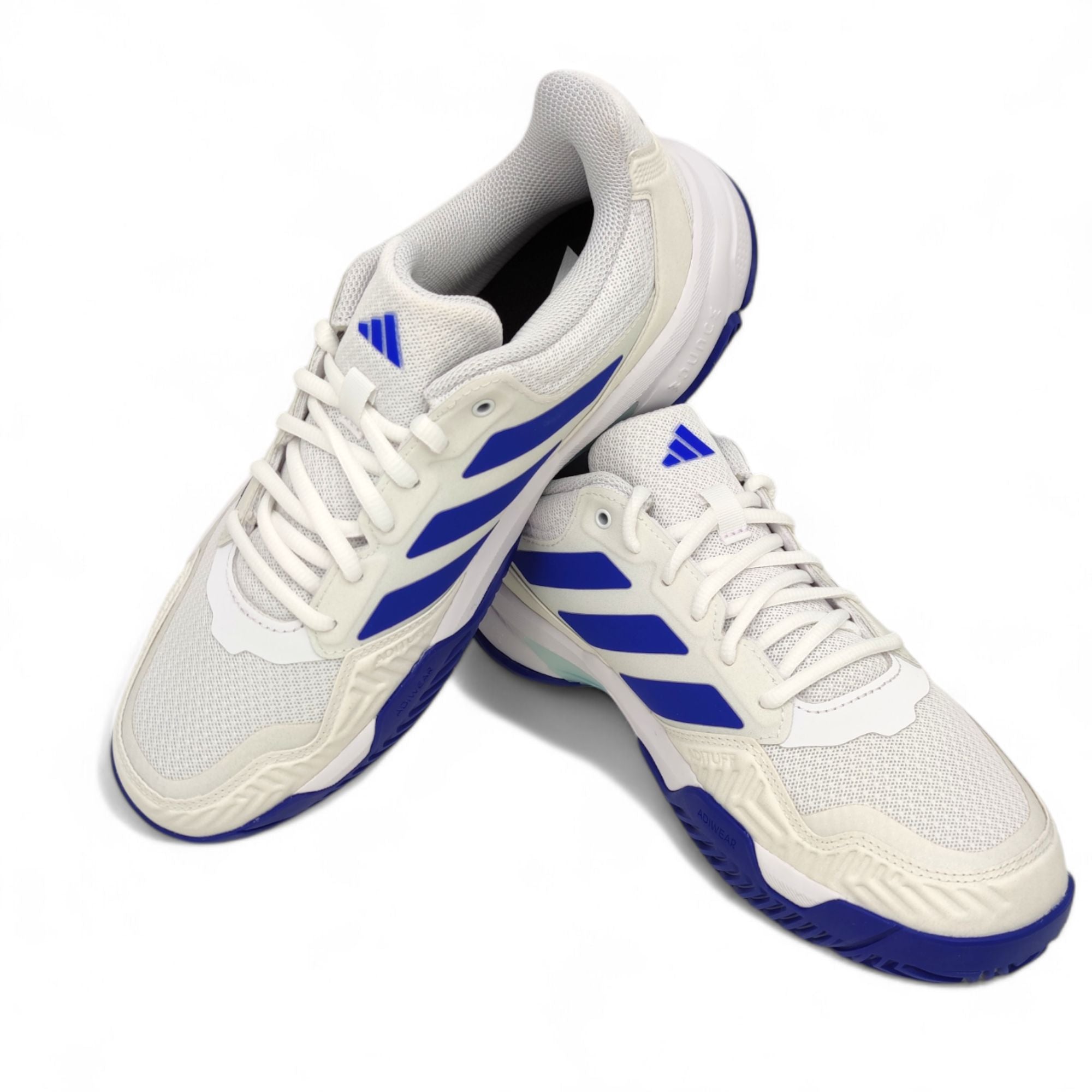 Adidas | Scarpe da Tennis CourtJam Control 3 Uomo White/Blue - Fabbrica Ski Sises