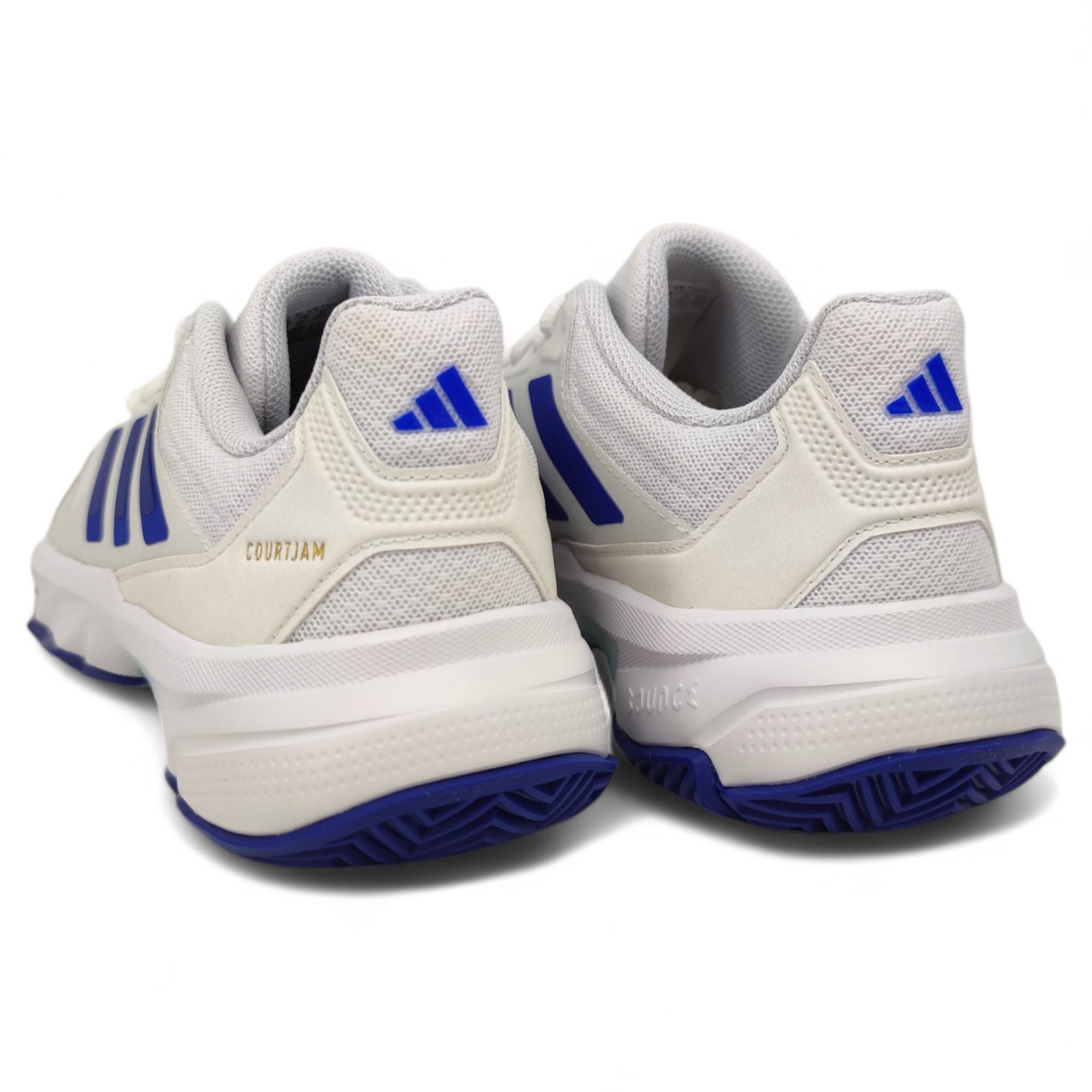 Adidas | Scarpe da Tennis CourtJam Control 3 Uomo White/Blue - Fabbrica Ski Sises
