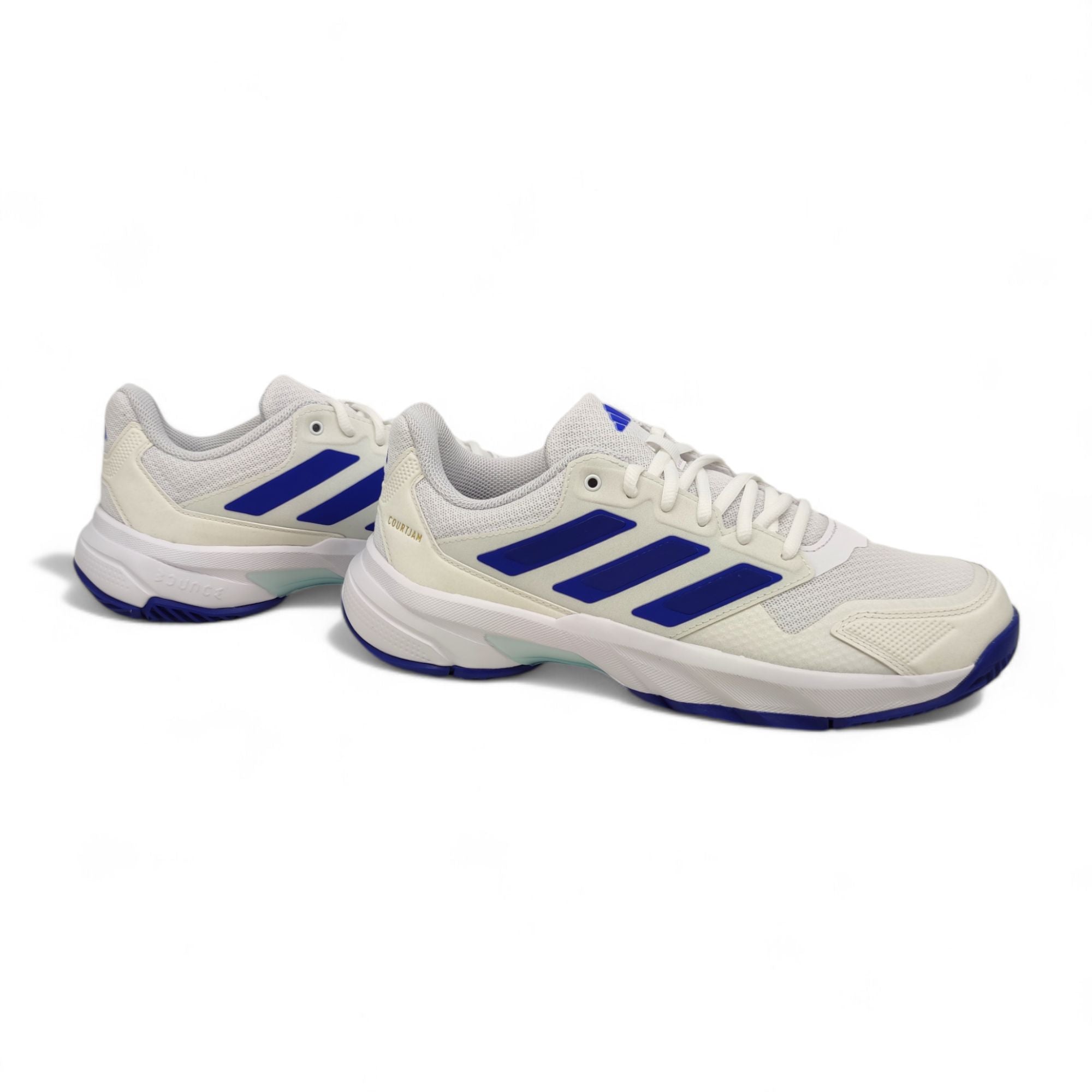 Adidas | Scarpe da Tennis CourtJam Control 3 Uomo White/Blue - Fabbrica Ski Sises