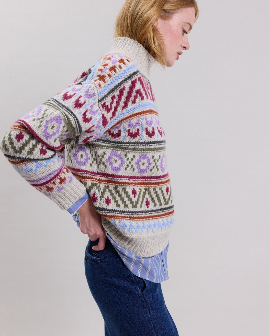 Hartford | Maglia Mayalen Donna Multicolor Jacquard - Fabbrica Ski Sises