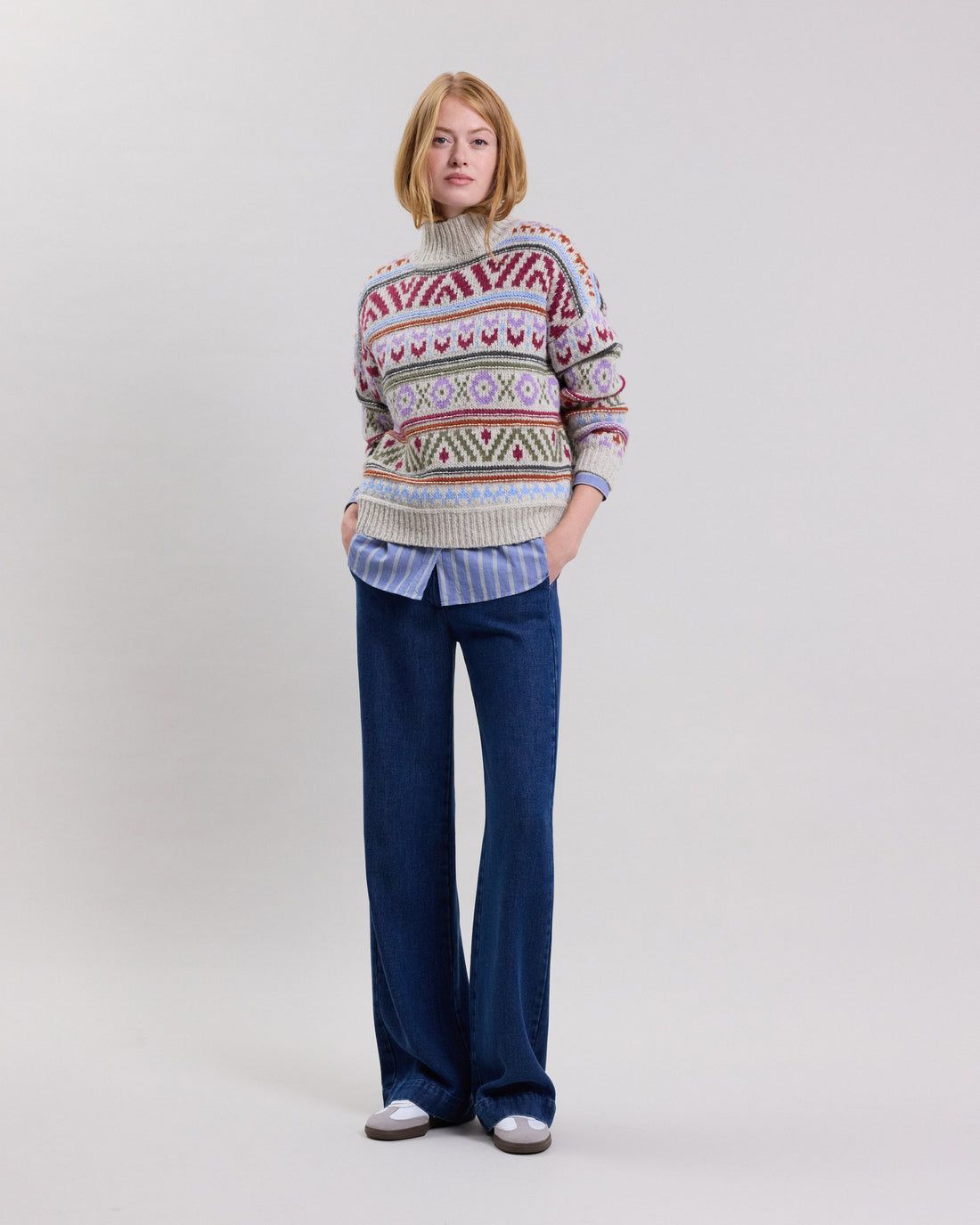 Hartford | Maglia Mayalen Donna Multicolor Jacquard - Fabbrica Ski Sises