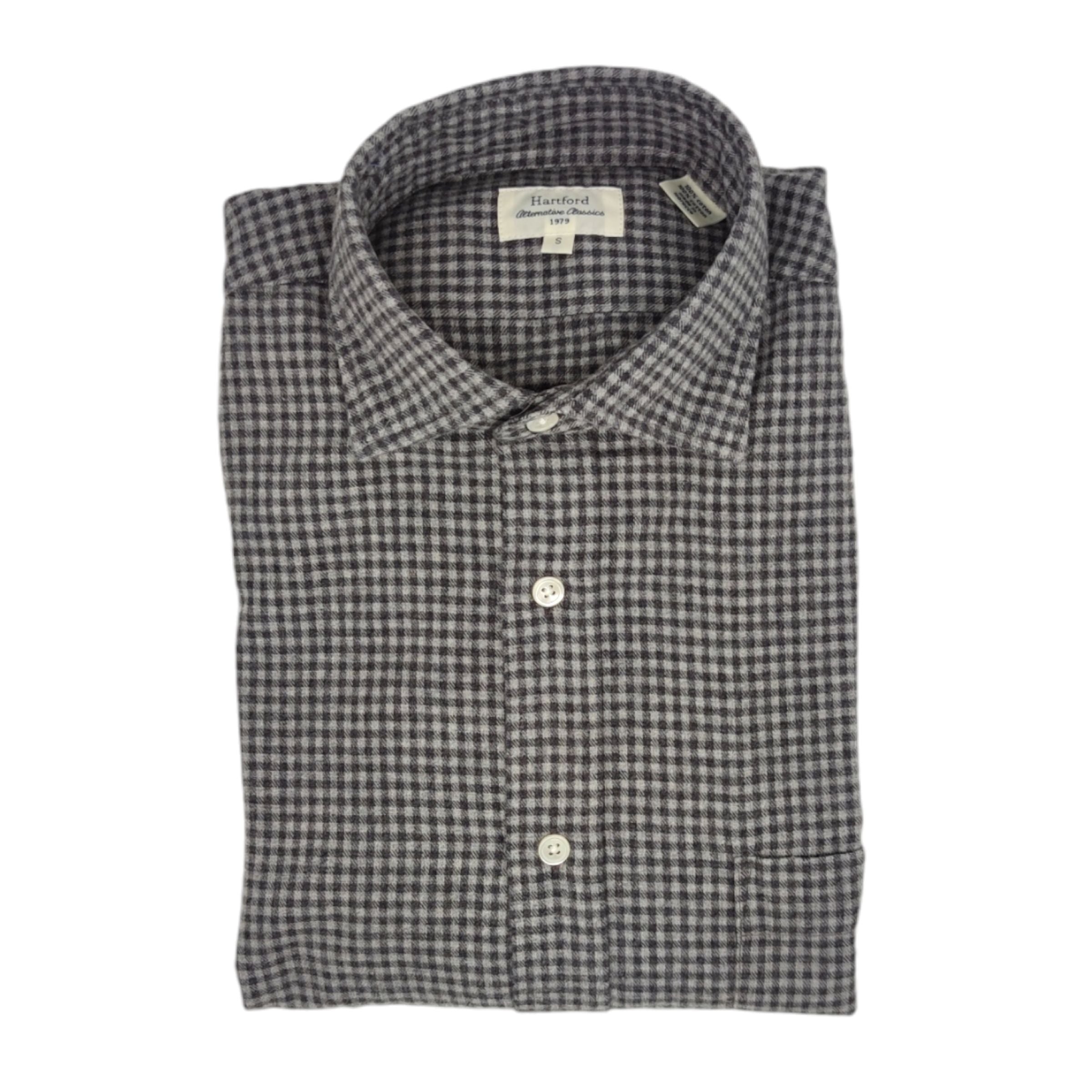 Hartford | Camicia Paul Flanel Uomo Grey/Dark Grey - Fabbrica Ski Sises
