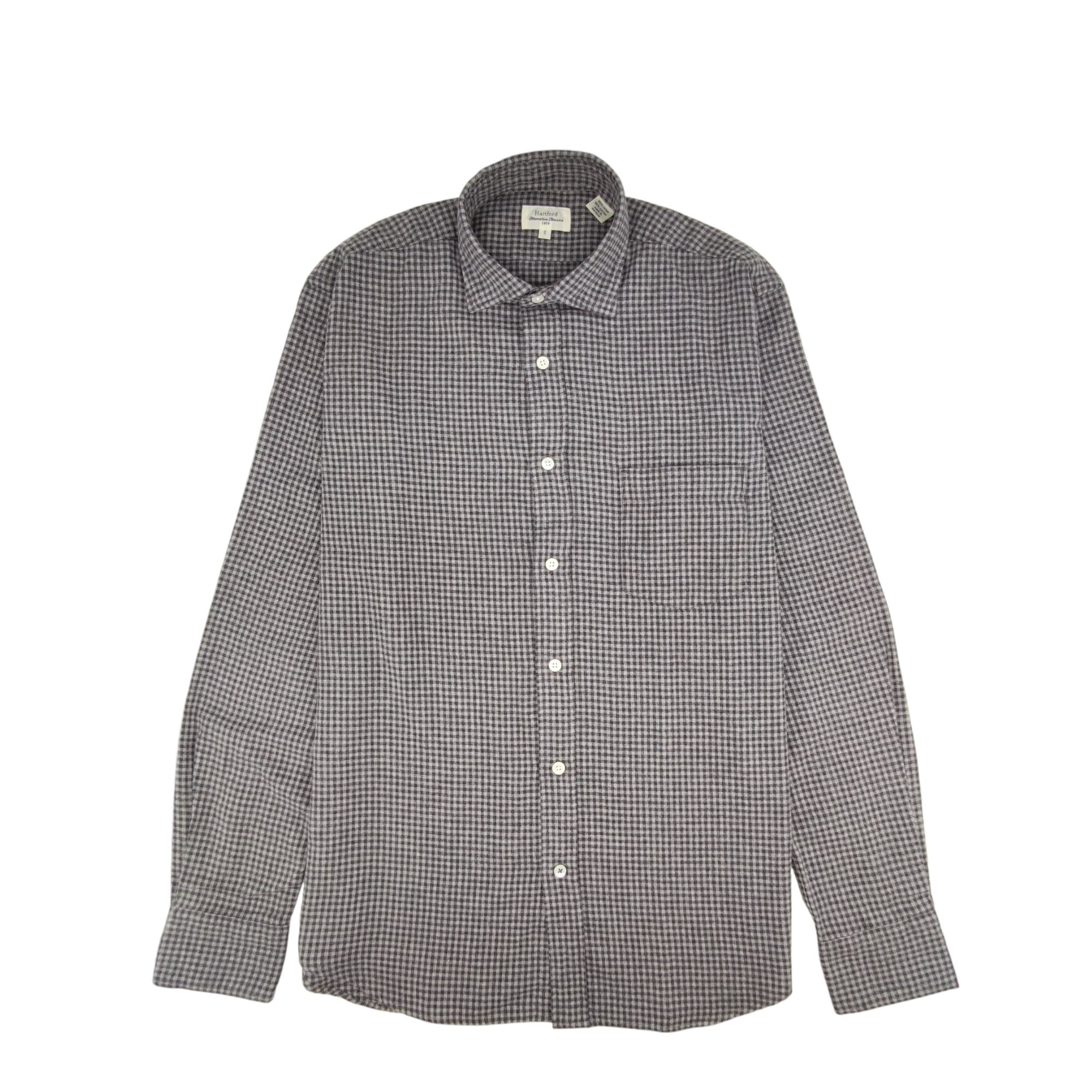 Hartford | Camicia Paul Flanel Uomo Grey/Dark Grey - Fabbrica Ski Sises
