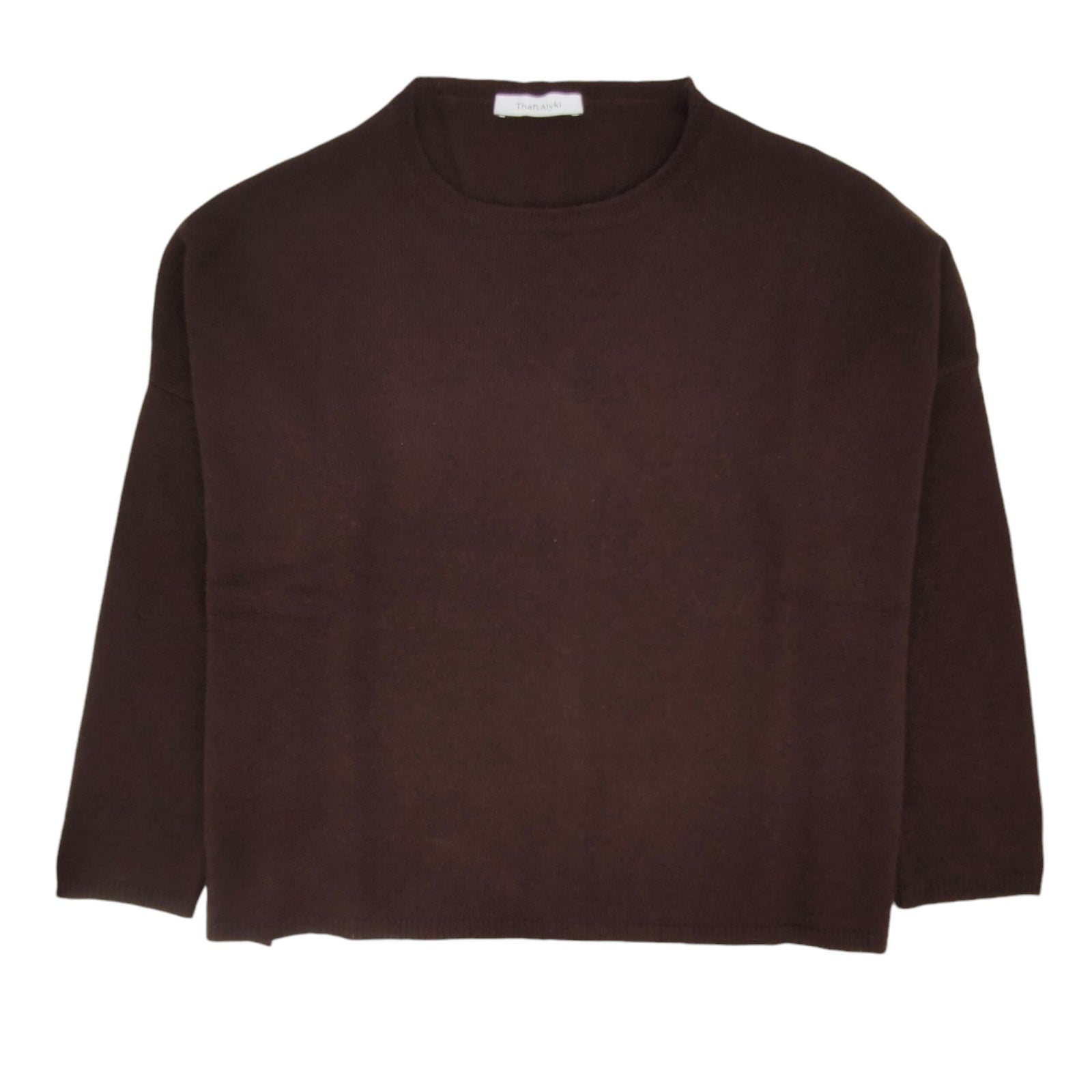 Alyki Cashmere | Maglia Sophie Donna Caffè - Fabbrica Ski Sises