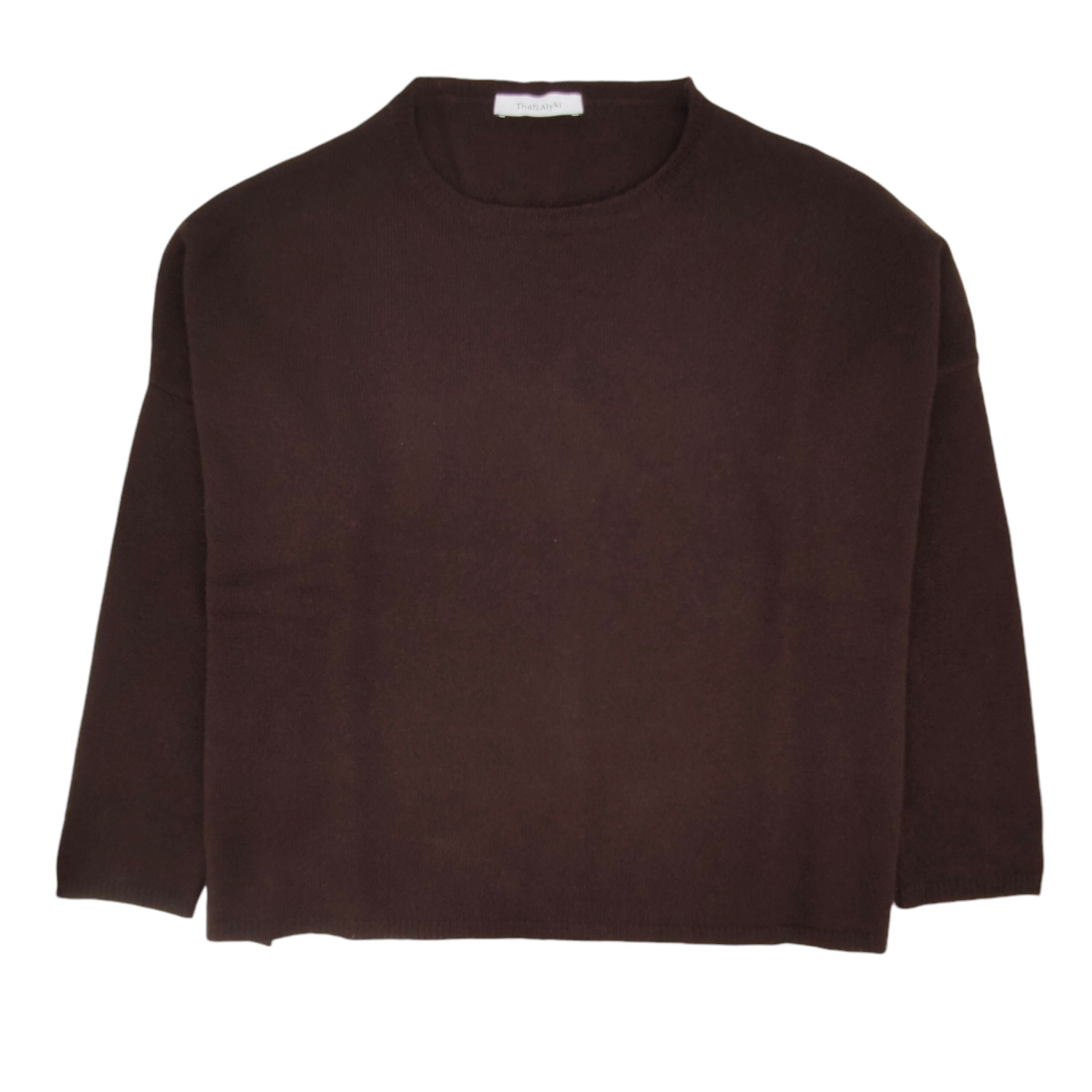 Alyki Cashmere | Maglia Sophie Donna Caffè - Fabbrica Ski Sises