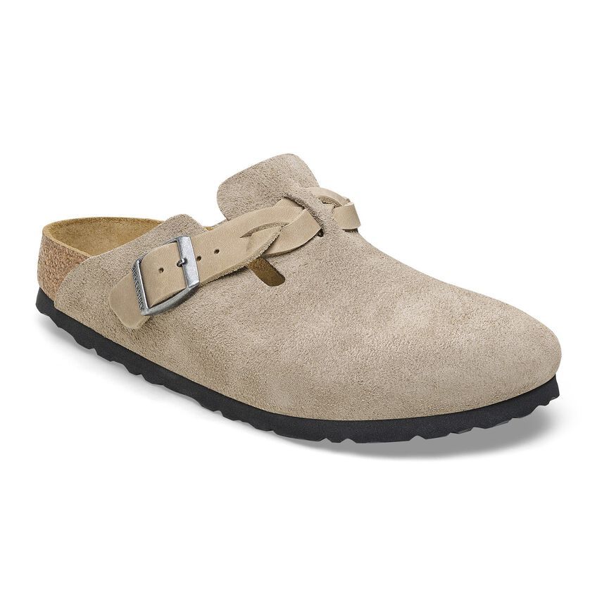 Birkenstock | Sandali Boston Braided Donna Taupe - Fabbrica Ski Sises