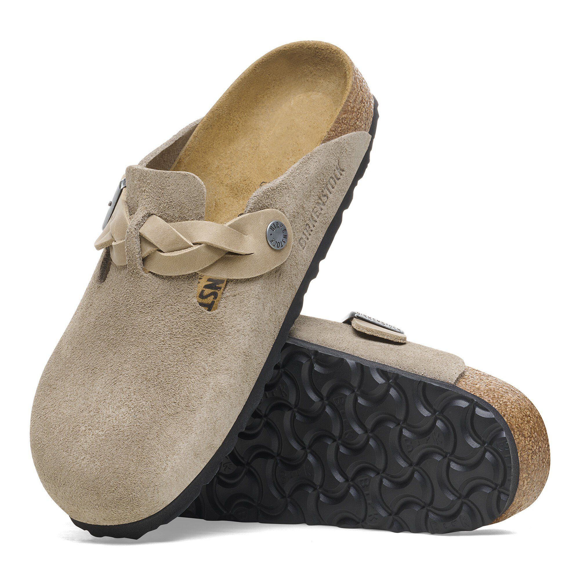 Birkenstock | Sandali Boston Braided Donna Taupe - Fabbrica Ski Sises