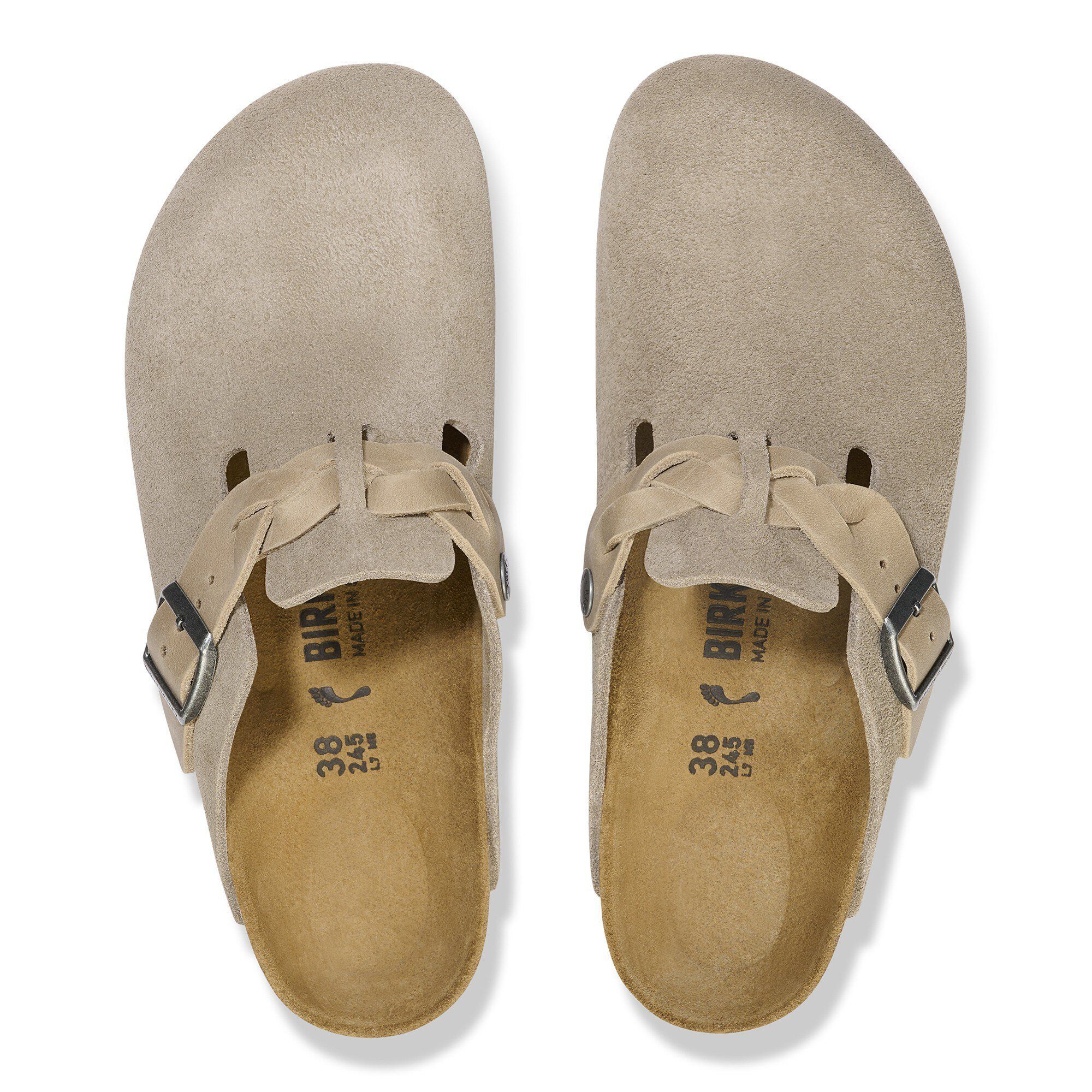 Birkenstock | Sandali Boston Braided Donna Taupe - Fabbrica Ski Sises
