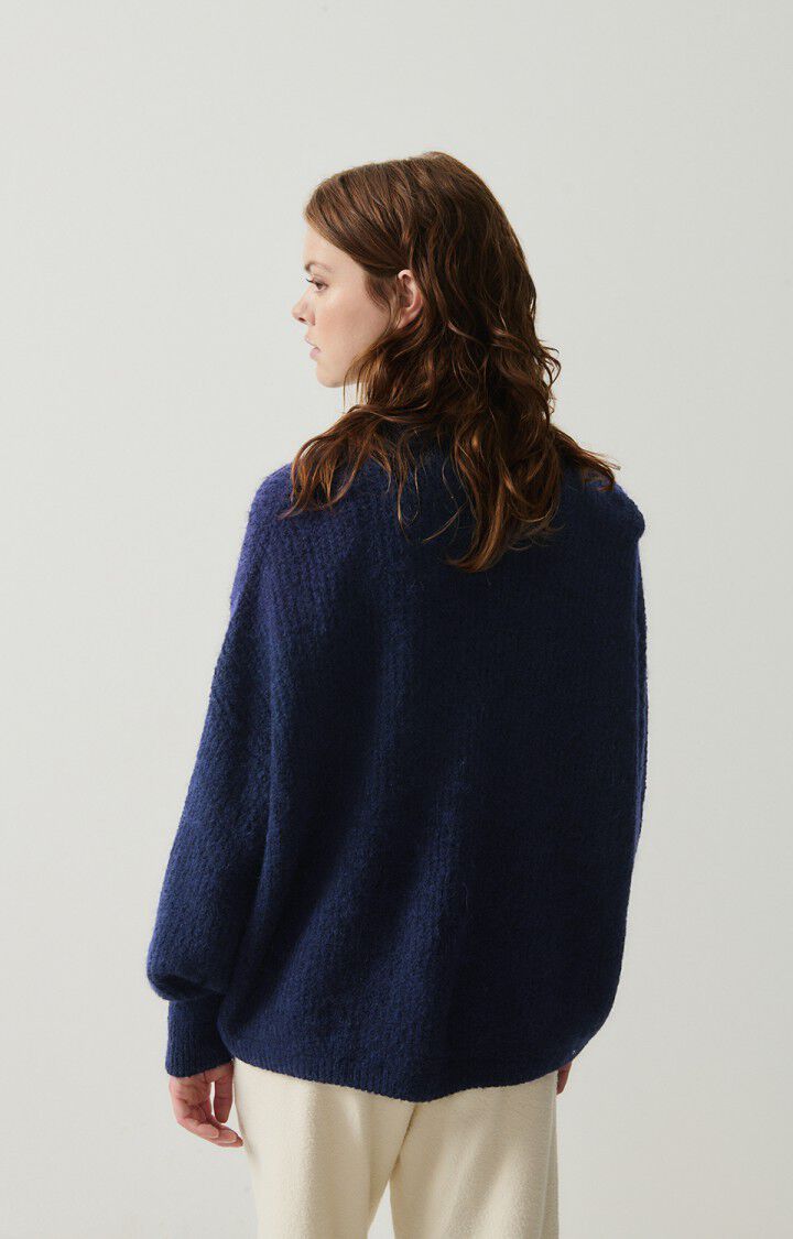 American Vintage | Maglia East Donna Navy Melange - Fabbrica Ski Sises