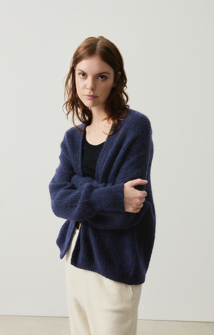 American Vintage | Maglia East Donna Navy Melange - Fabbrica Ski Sises