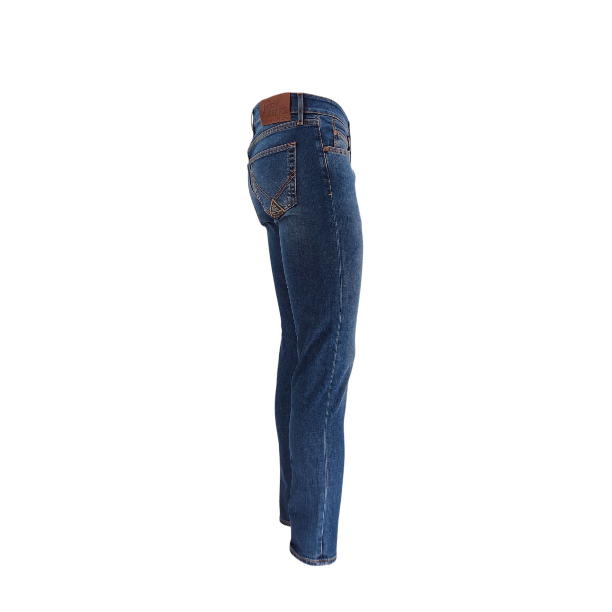 Roy Rogers | Pantaloni 517 Uomo Weared Denim - Fabbrica Ski Sises