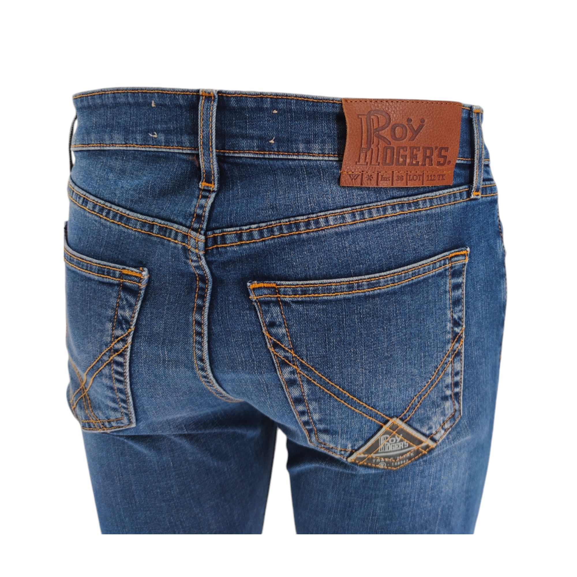 Roy Rogers | Pantaloni 517 Uomo Weared Denim - Fabbrica Ski Sises