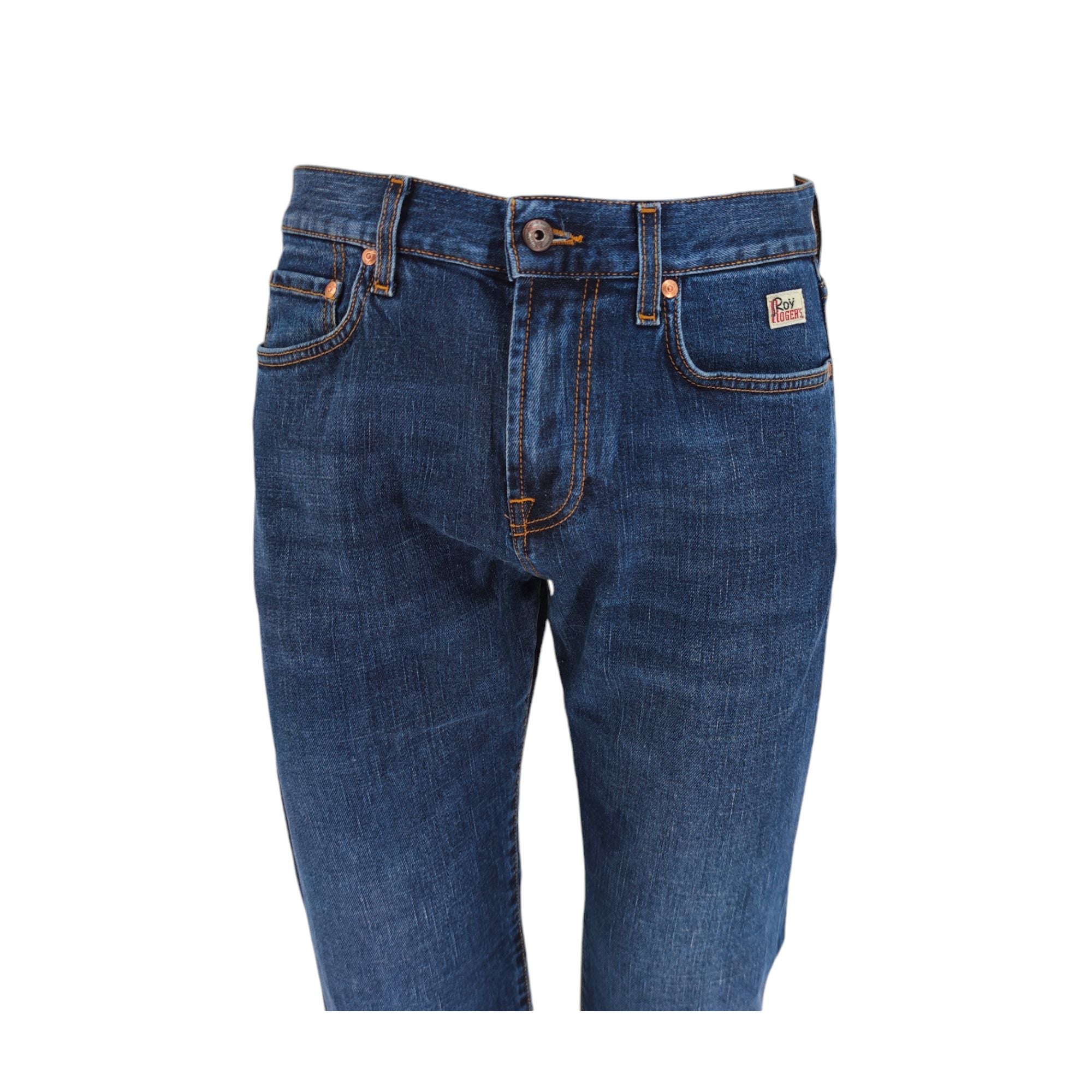 Roy Rogers | Pantaloni Cult Wide Uomo Hooker Denim - Fabbrica Ski Sises