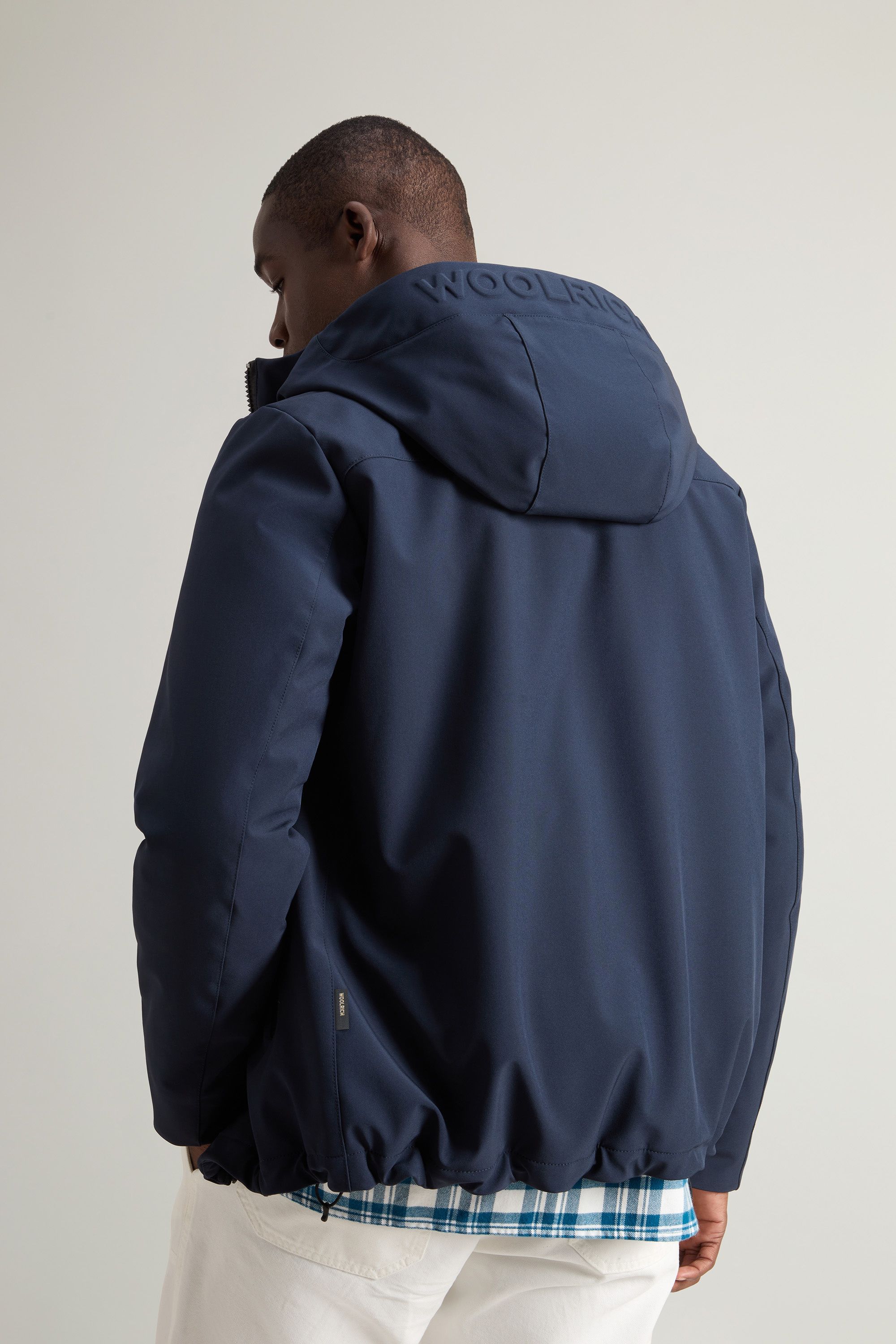 Woolrich | Giacca Pacific Softshell Uomo Melton Blue - Fabbrica Ski Sises