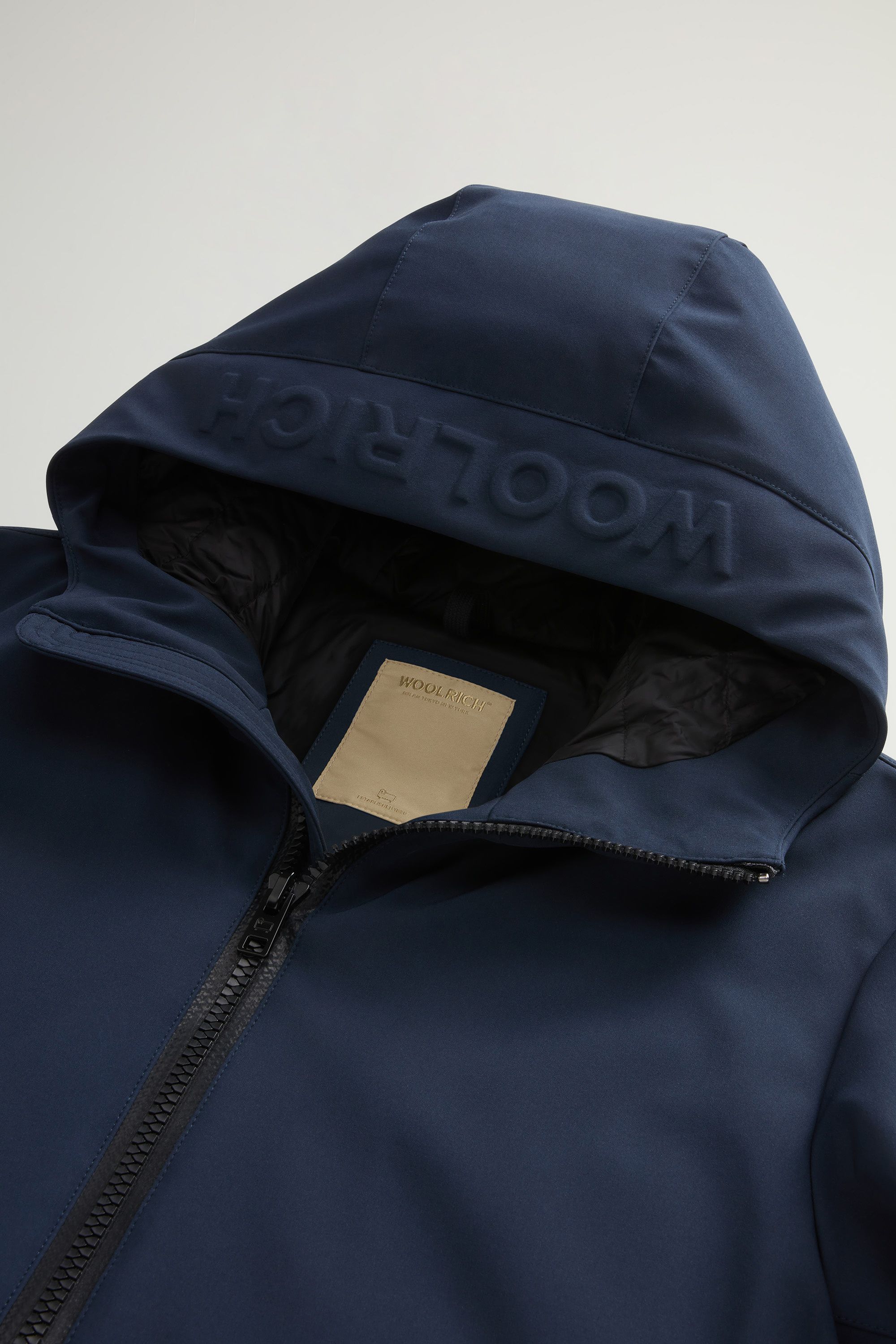 Woolrich | Giacca Pacific Softshell Uomo Melton Blue - Fabbrica Ski Sises