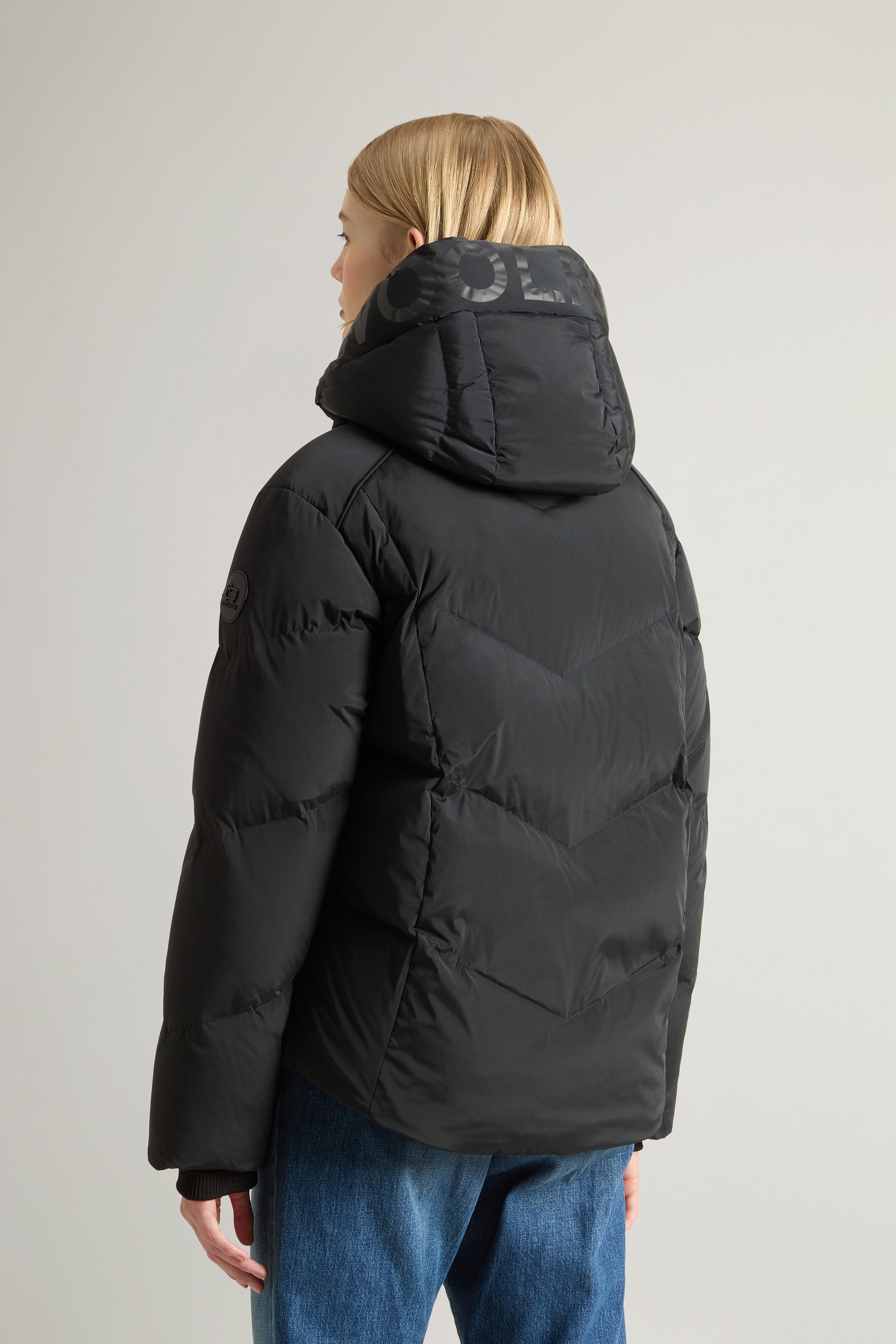 Woolrich | Giacca Alsea Short Donna Black - Fabbrica Ski Sises