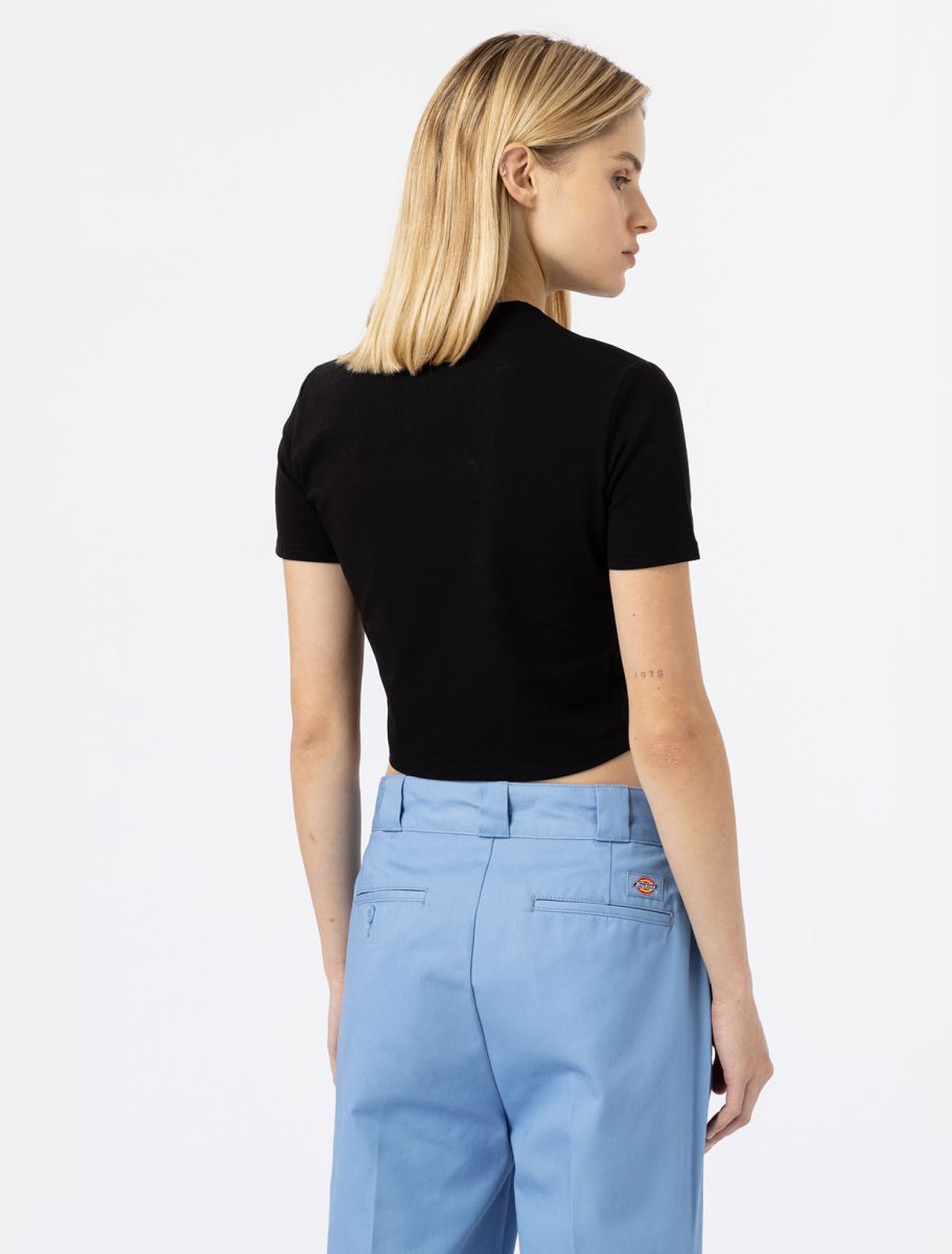 Dickies | T-shirt Maple Valley Donna Black - Fabbrica Ski Sises