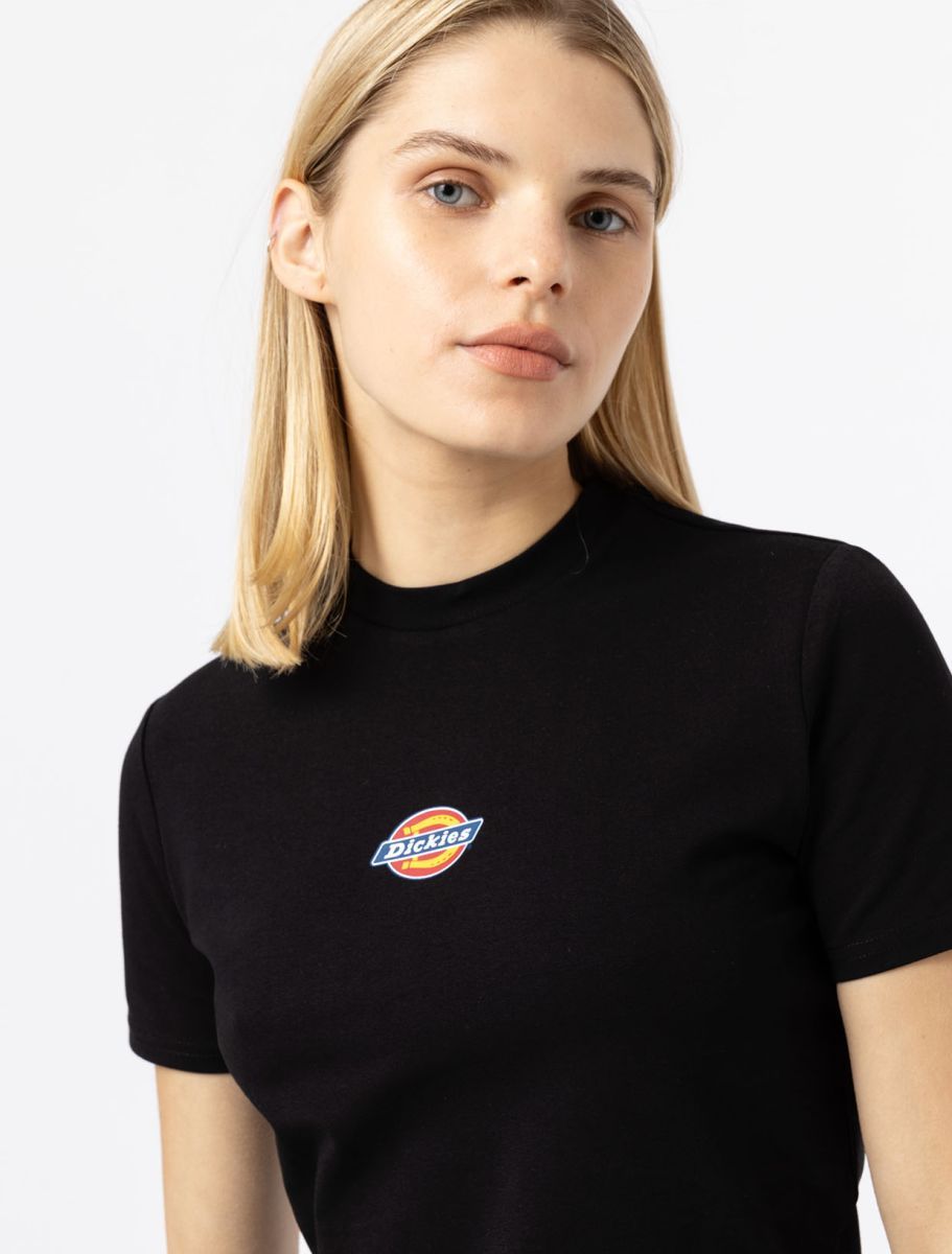 Dickies | T-shirt Maple Valley Donna Black - Fabbrica Ski Sises