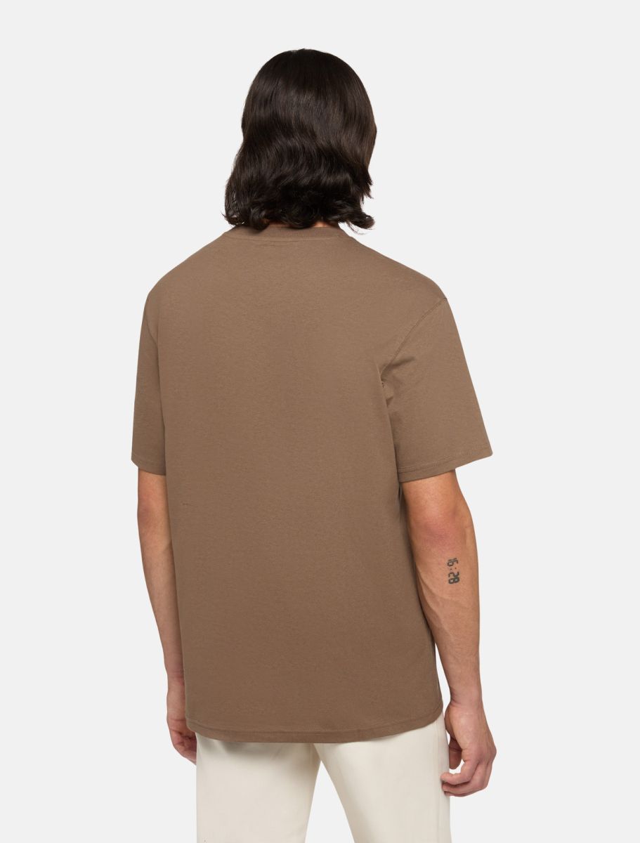 Dickies | T-shirt Luray Pocket Uomo Brown - Fabbrica Ski Sises