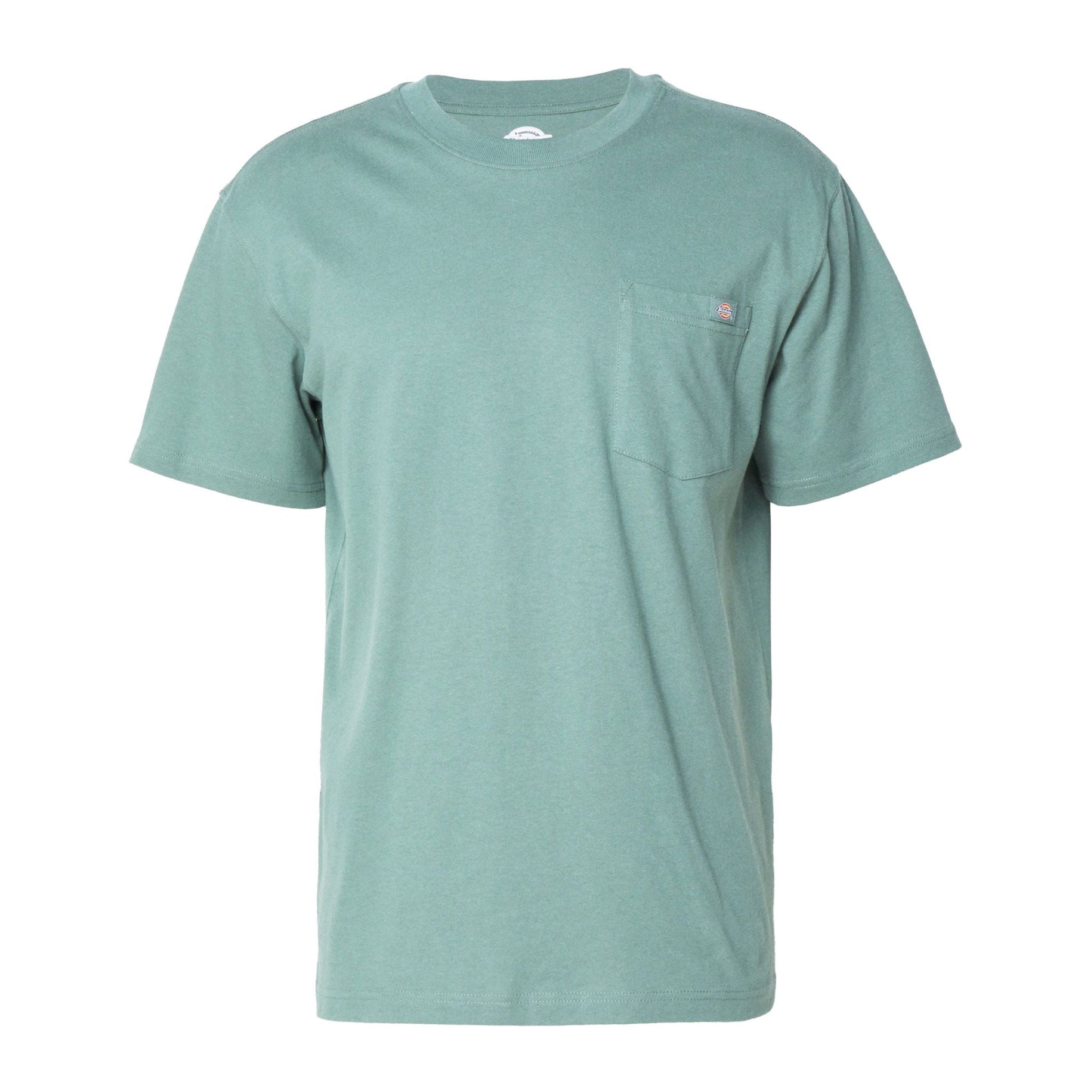 Dickies | T-shirt Luray Pocket Uomo Light Green - Fabbrica Ski Sises