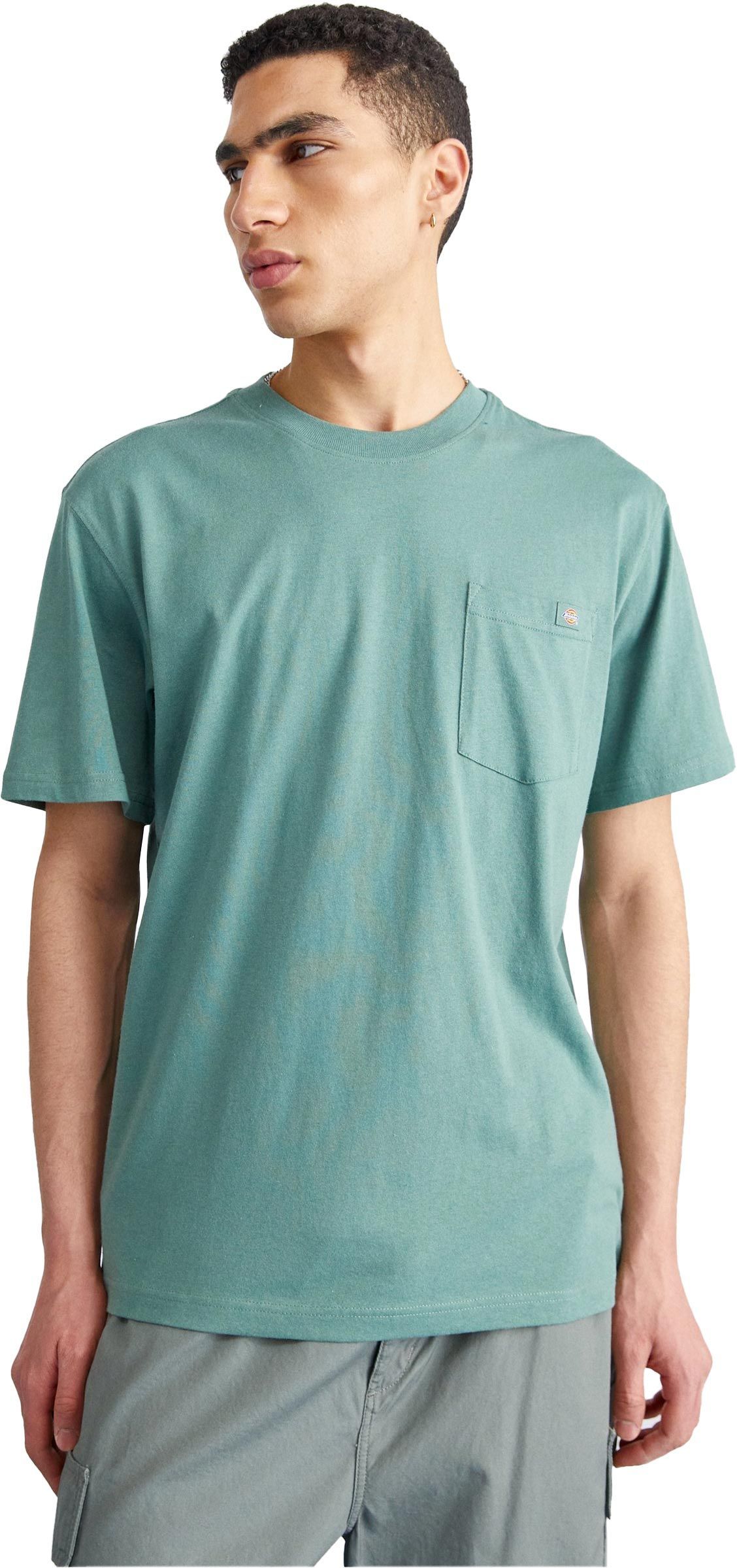 Dickies | T-shirt Luray Pocket Uomo Light Green - Fabbrica Ski Sises