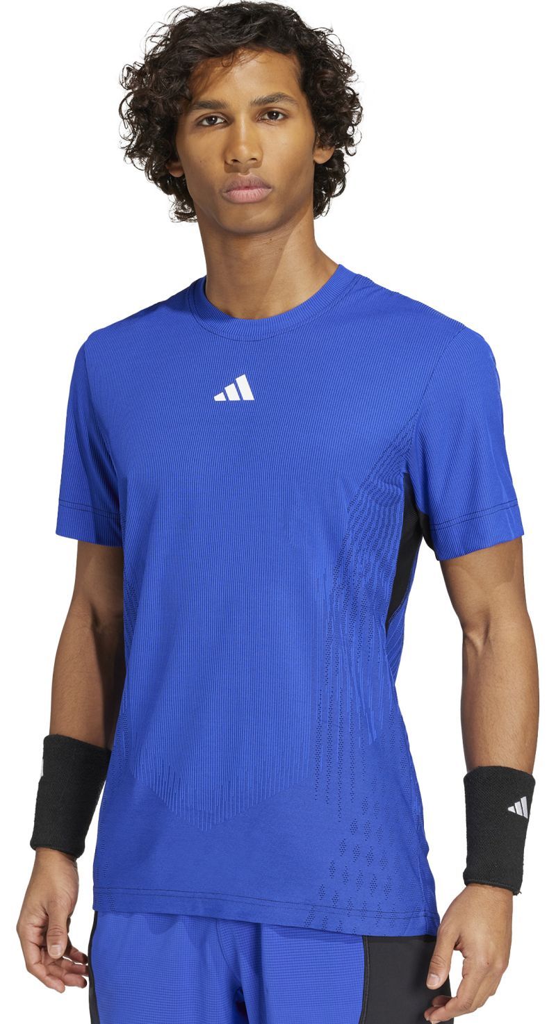 Adidas | T-shirt Pro Airchill FreeLift Uomo Lucid Blue/Black - Fabbrica Ski Sises