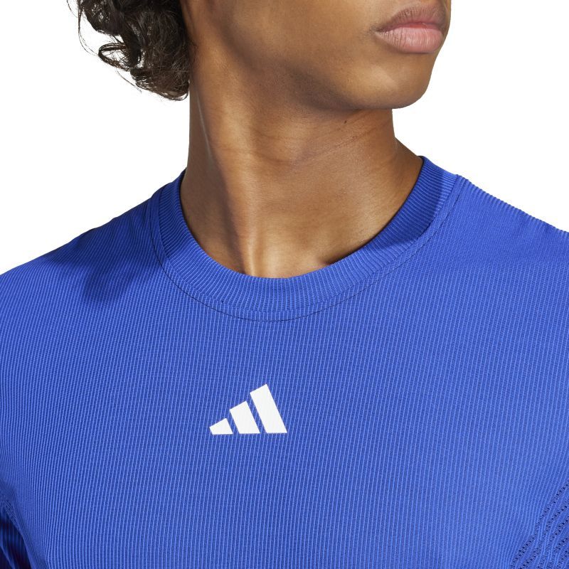 Adidas | T-shirt Pro Airchill FreeLift Uomo Lucid Blue/Black - Fabbrica Ski Sises