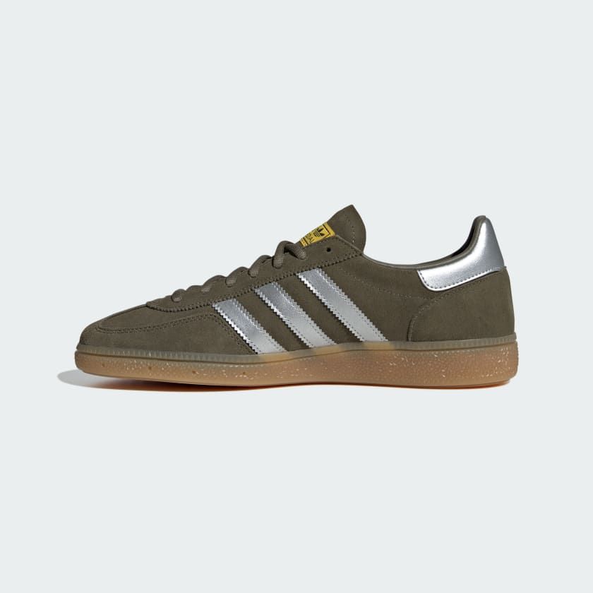 Adidas | Scarpe Handball Spezial Olive Strata/Silver Metallic/Super Yellow - Fabbrica Ski Sises