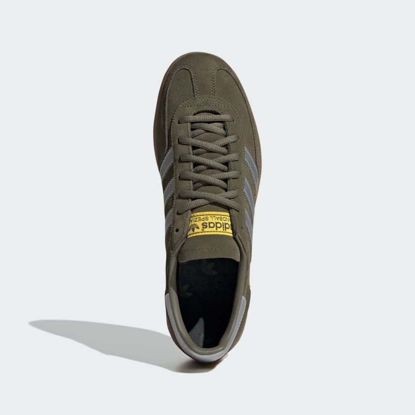 Adidas | Scarpe Handball Spezial Olive Strata/Silver Metallic/Super Yellow - Fabbrica Ski Sises