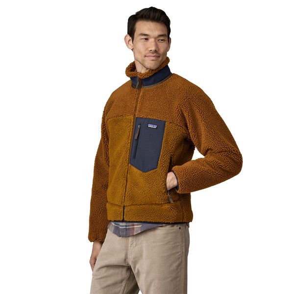 Patagonia | Giacca Classic Retro-X Fleece Uomo Shelter Brown - Fabbrica Ski Sises