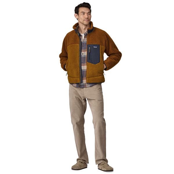 Patagonia | Giacca Classic Retro-X Fleece Uomo Shelter Brown - Fabbrica Ski Sises
