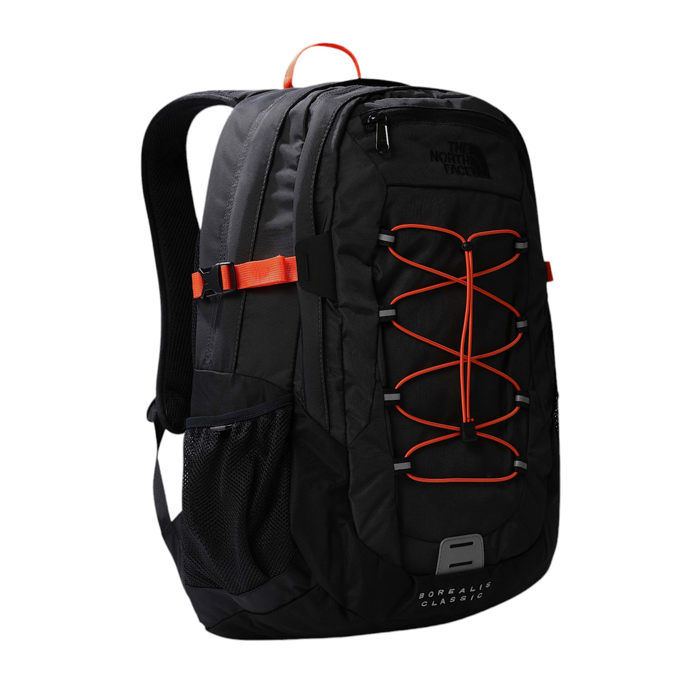 The North Face | Zaino Borealis Classic Asphalt Grey/Retro Orange - Fabbrica Ski Sises