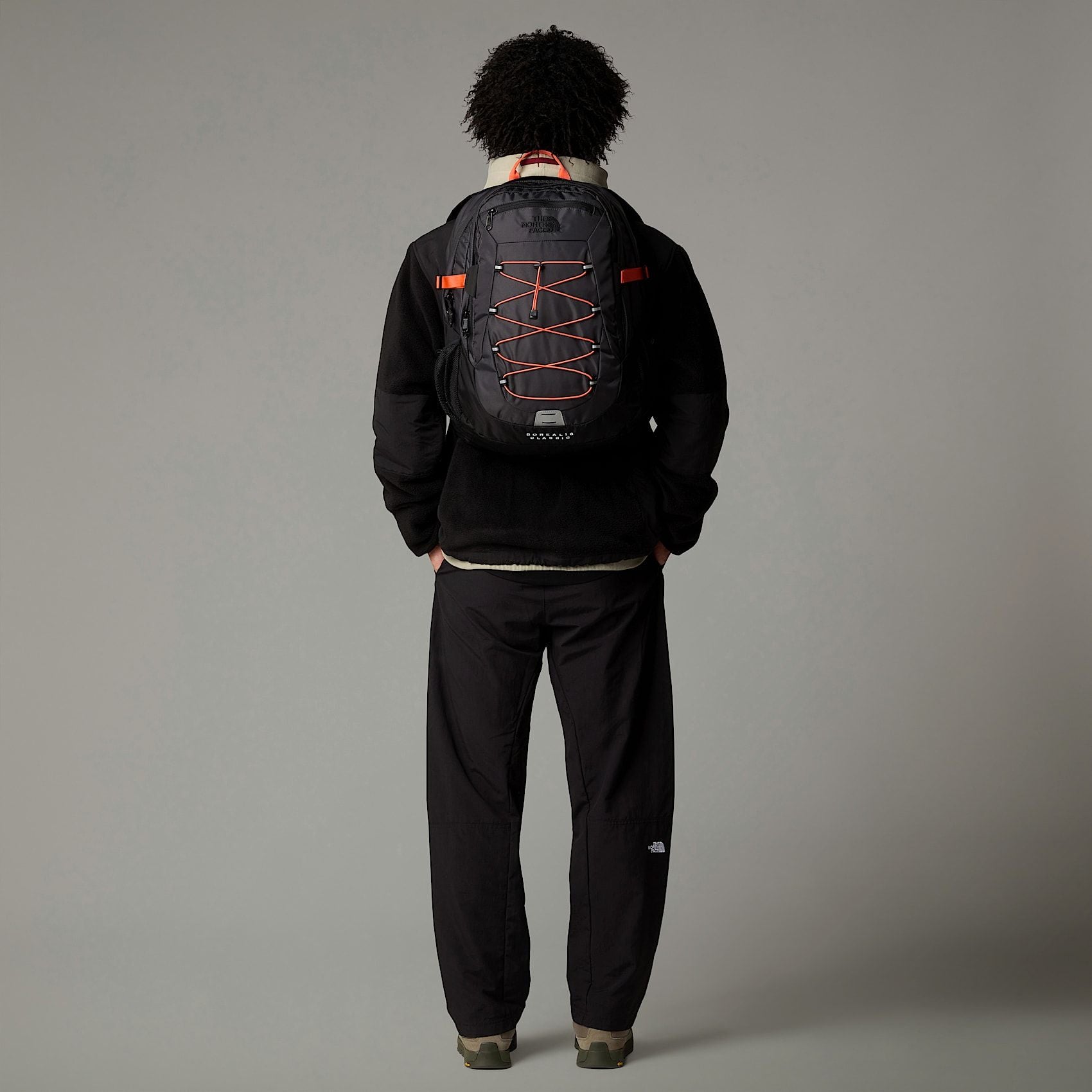 The North Face | Zaino Borealis Classic Asphalt Grey/Retro Orange - Fabbrica Ski Sises