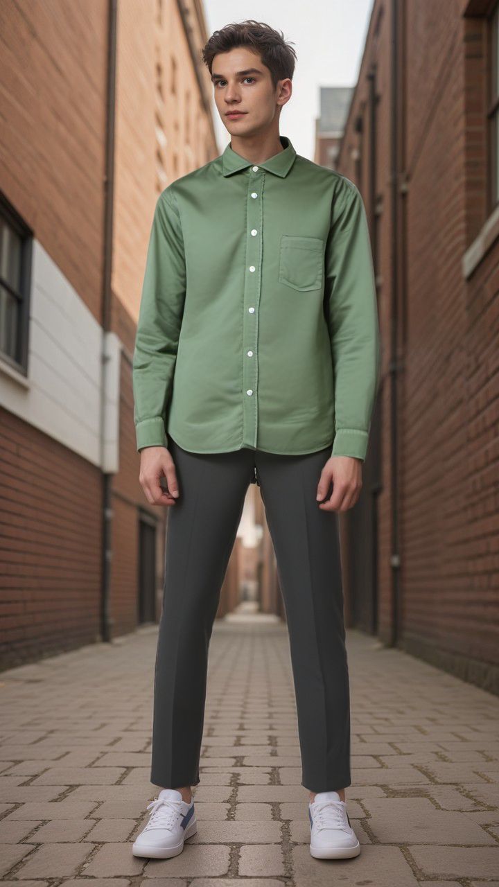 Hartford | Camicia Paul Pat Uomo Sage - Fabbrica Ski Sises