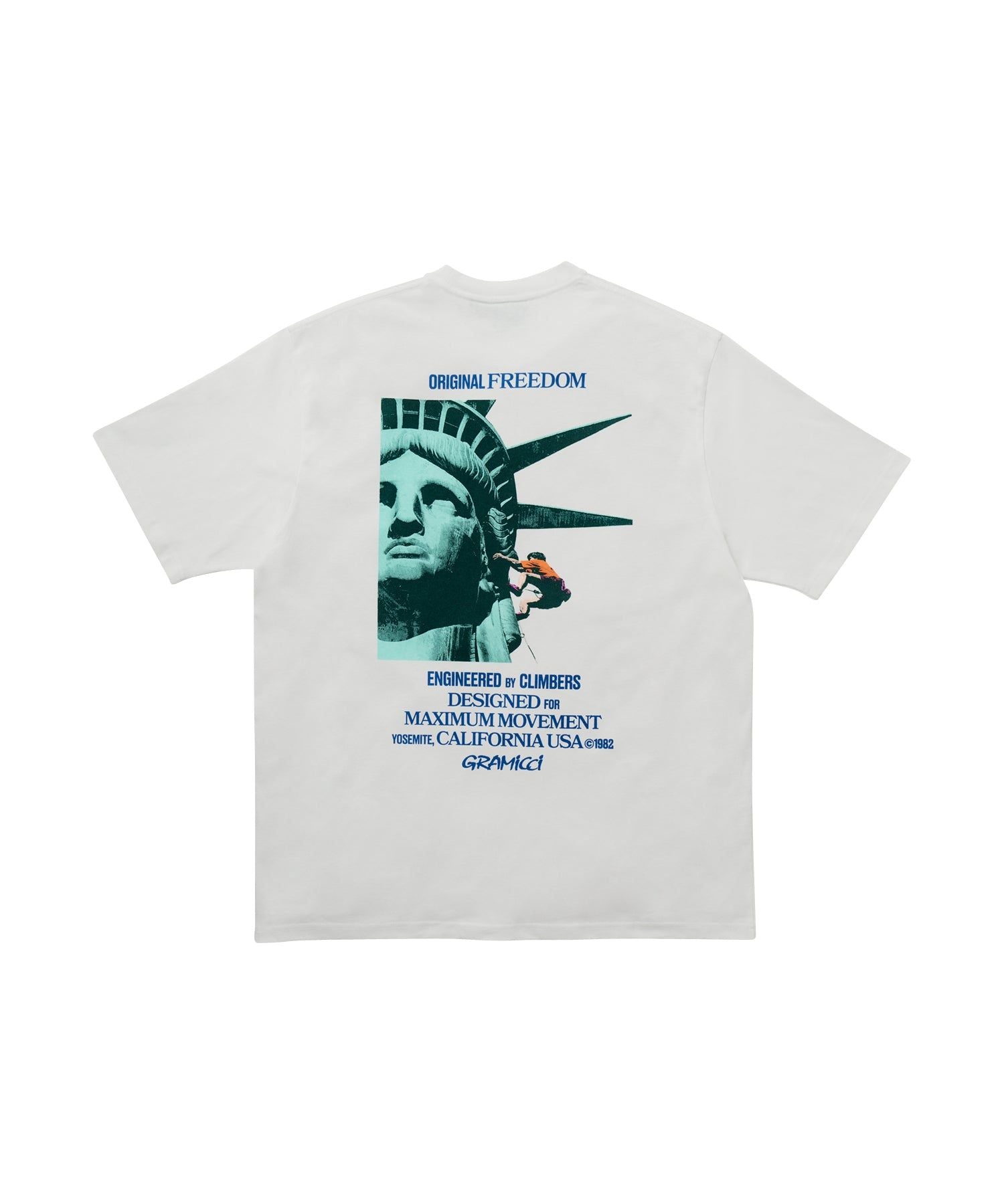 Gramicci | T-shirt Liberty White - Fabbrica Ski Sises