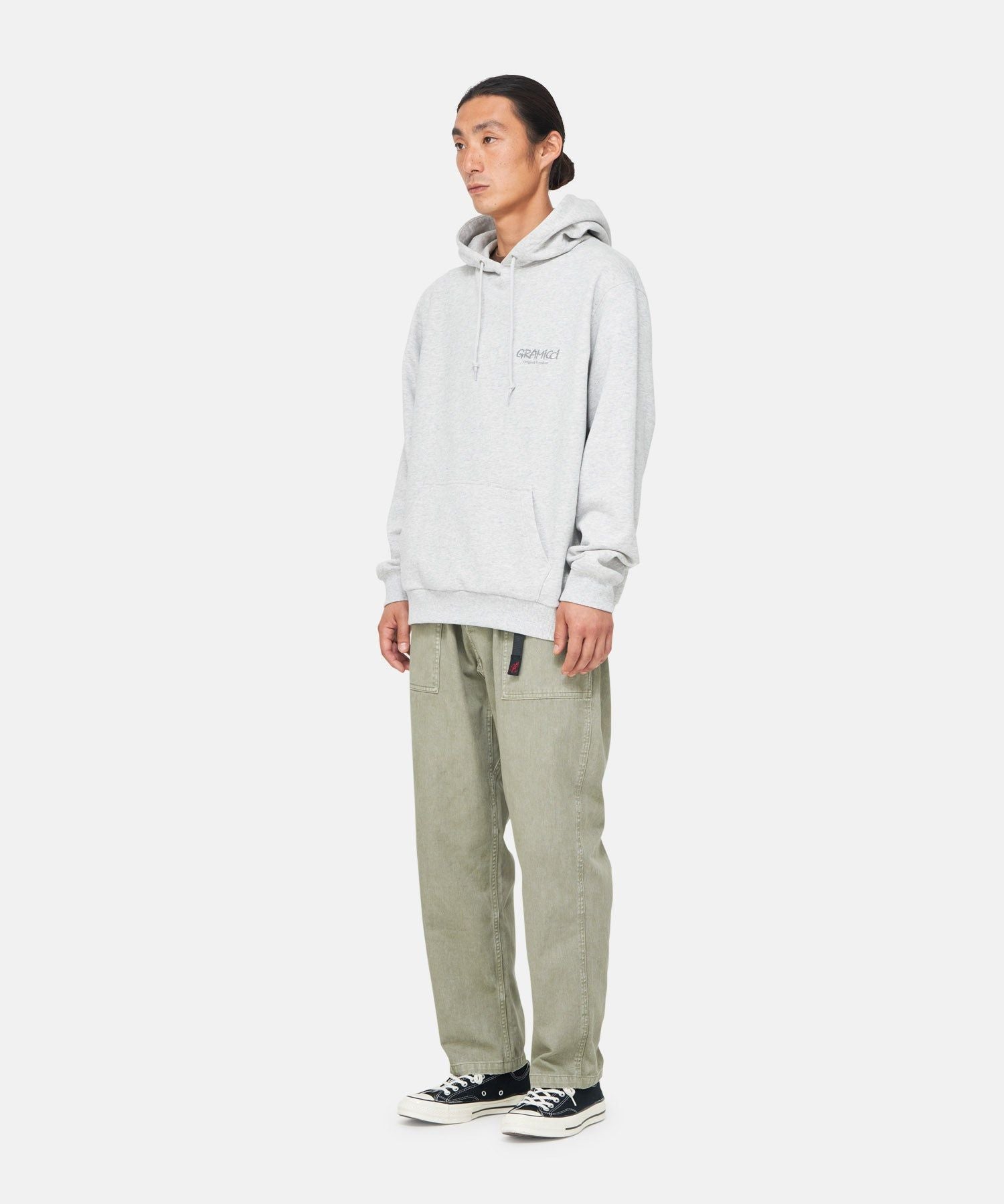 Gramicci | Maglia Original Freedom Hooded Grey Heather - Fabbrica Ski Sises