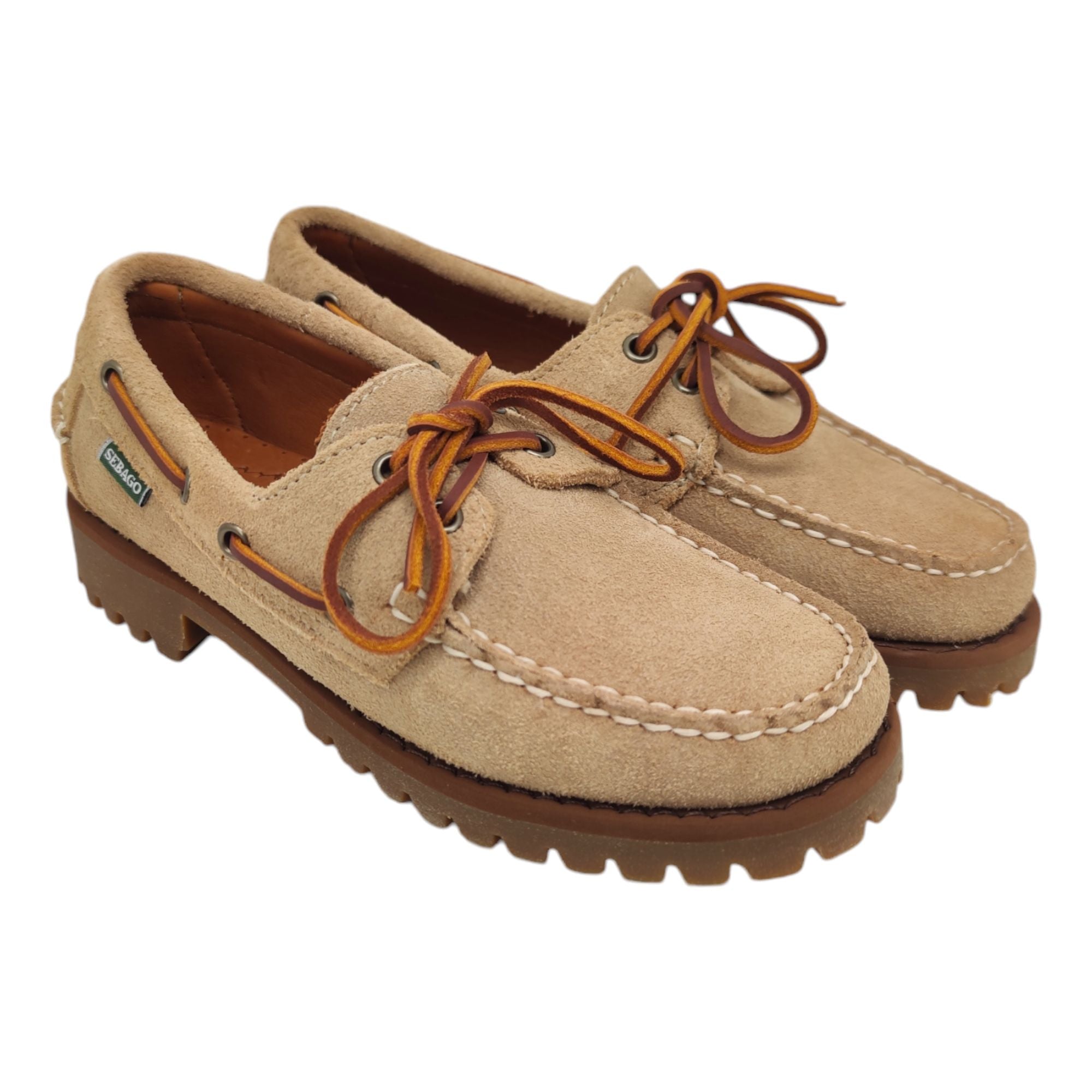 Sebago | Scarpe Ranger Suede Donna Beige Camel - Fabbrica Ski Sises