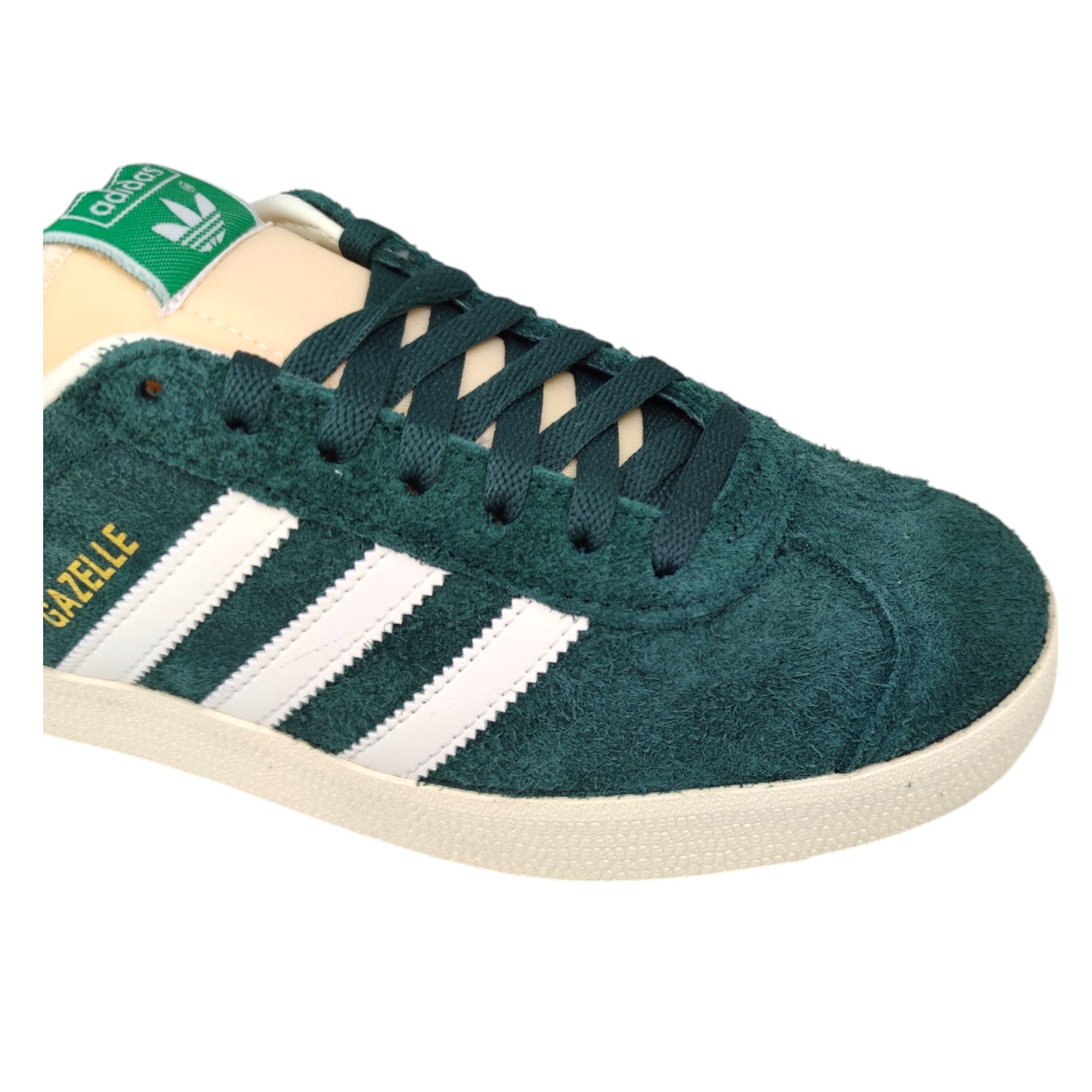 Adidas | Scarpe Gazelle Mineral Green/Off White/Cream White - Fabbrica Ski Sises