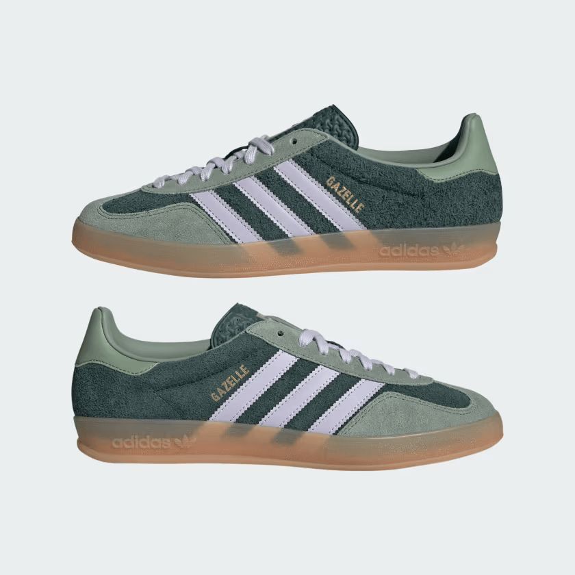 Adidas | Scarpe Gazelle Indoor Donna Mineral Green/Silver Dawn/Silver Green - Fabbrica Ski Sises