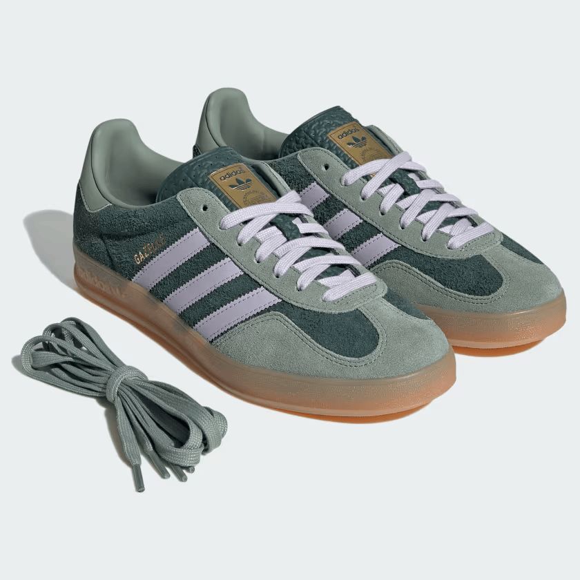 Adidas | Scarpe Gazelle Indoor Donna Mineral Green/Silver Dawn/Silver Green - Fabbrica Ski Sises