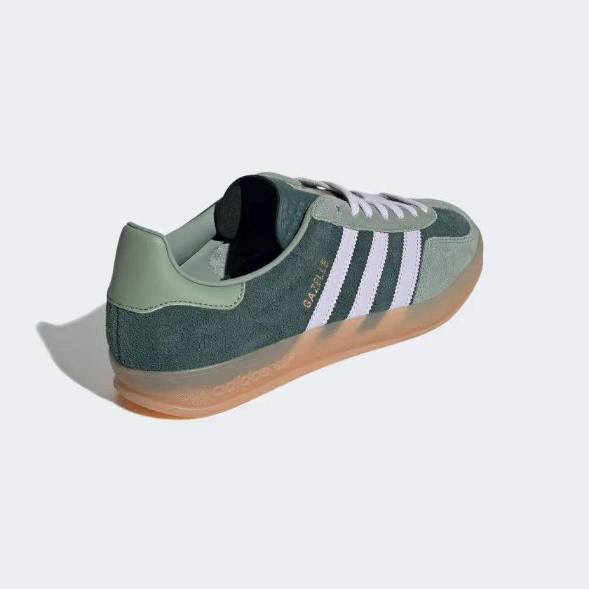 Adidas | Scarpe Gazelle Indoor Donna Mineral Green/Silver Dawn/Silver Green - Fabbrica Ski Sises