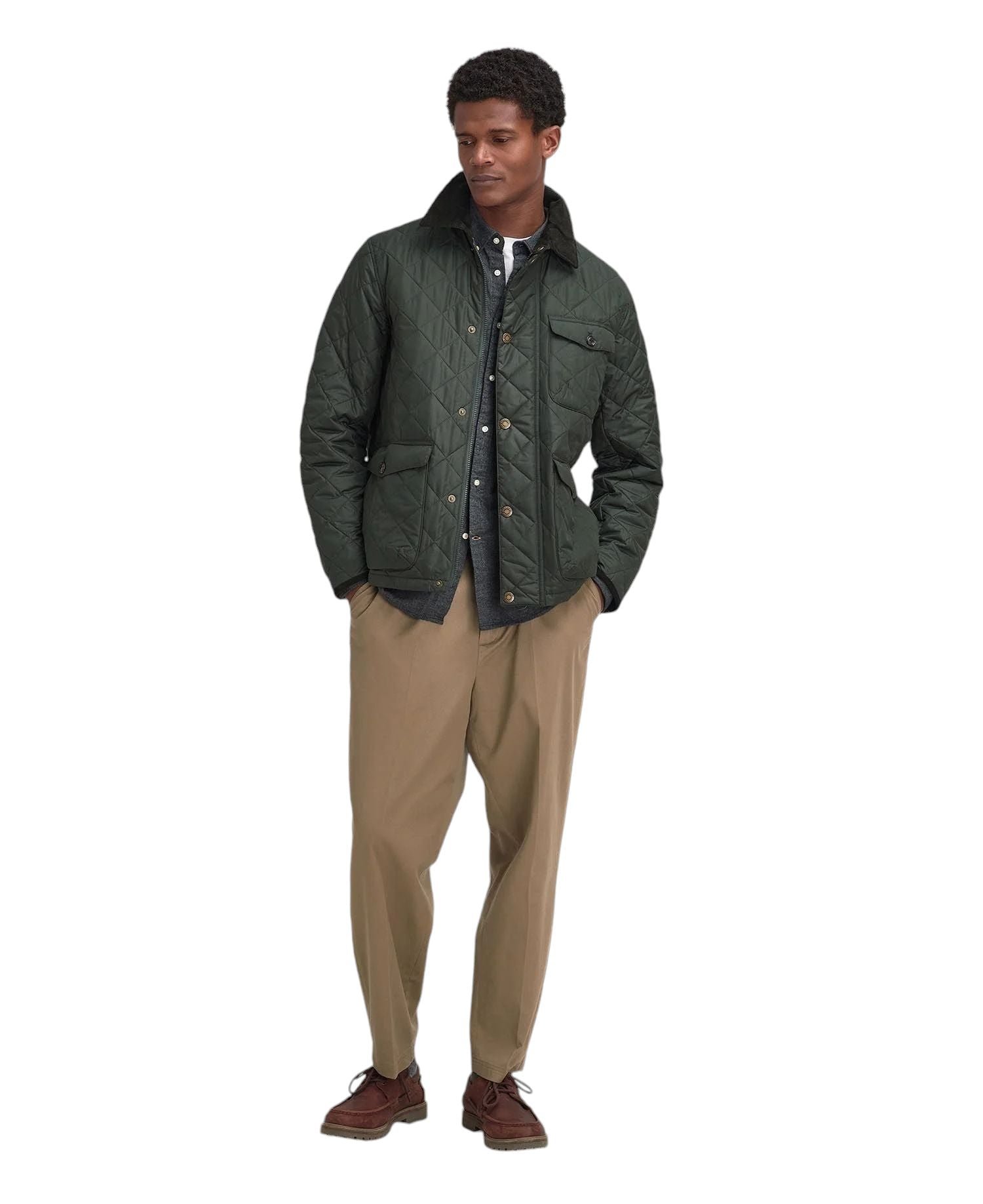 Barbour | Giacca Hornby Uomo Sage - Fabbrica Ski Sises
